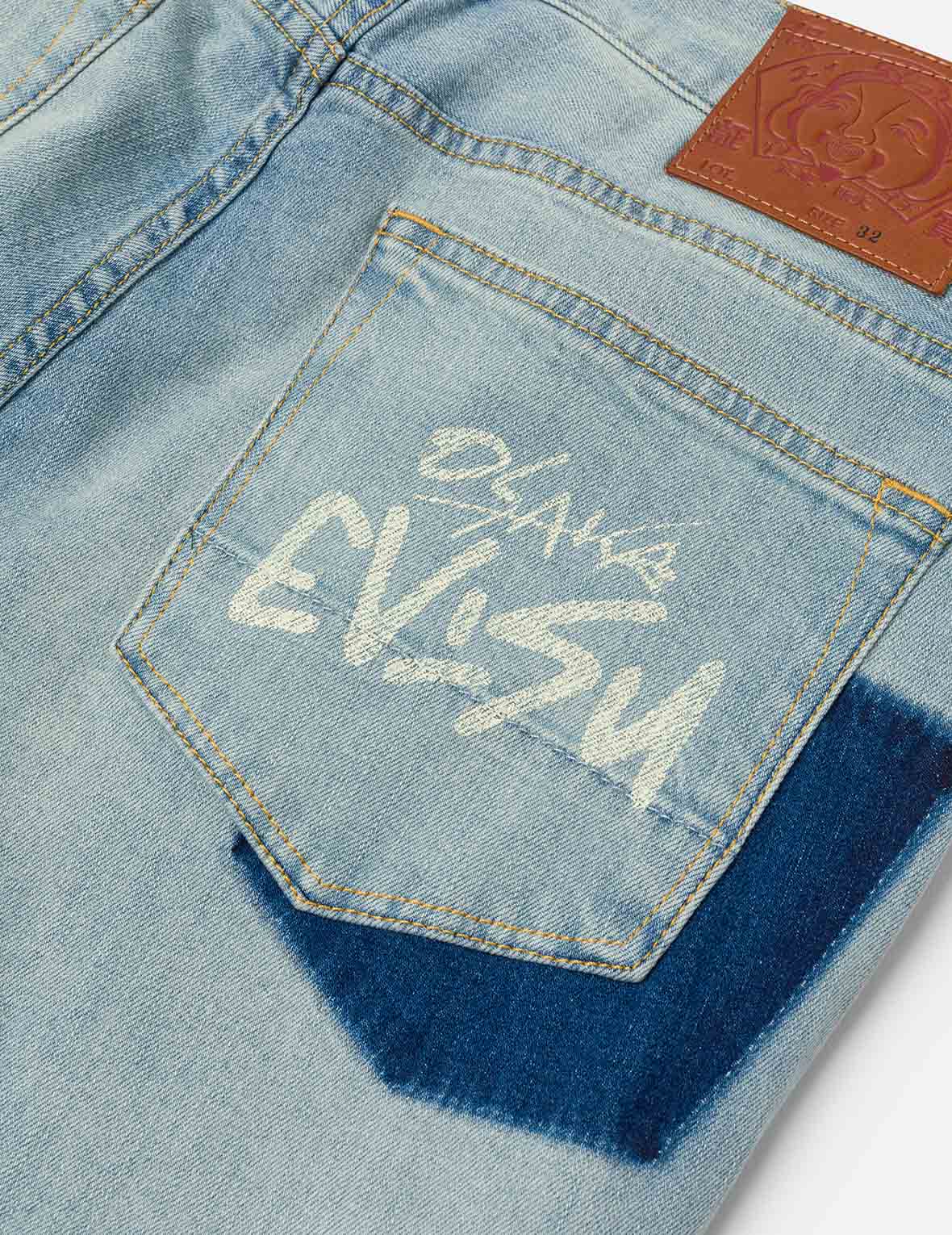 Multi-Pocket with Seagull Print 3D Fit Jeans - Image 10