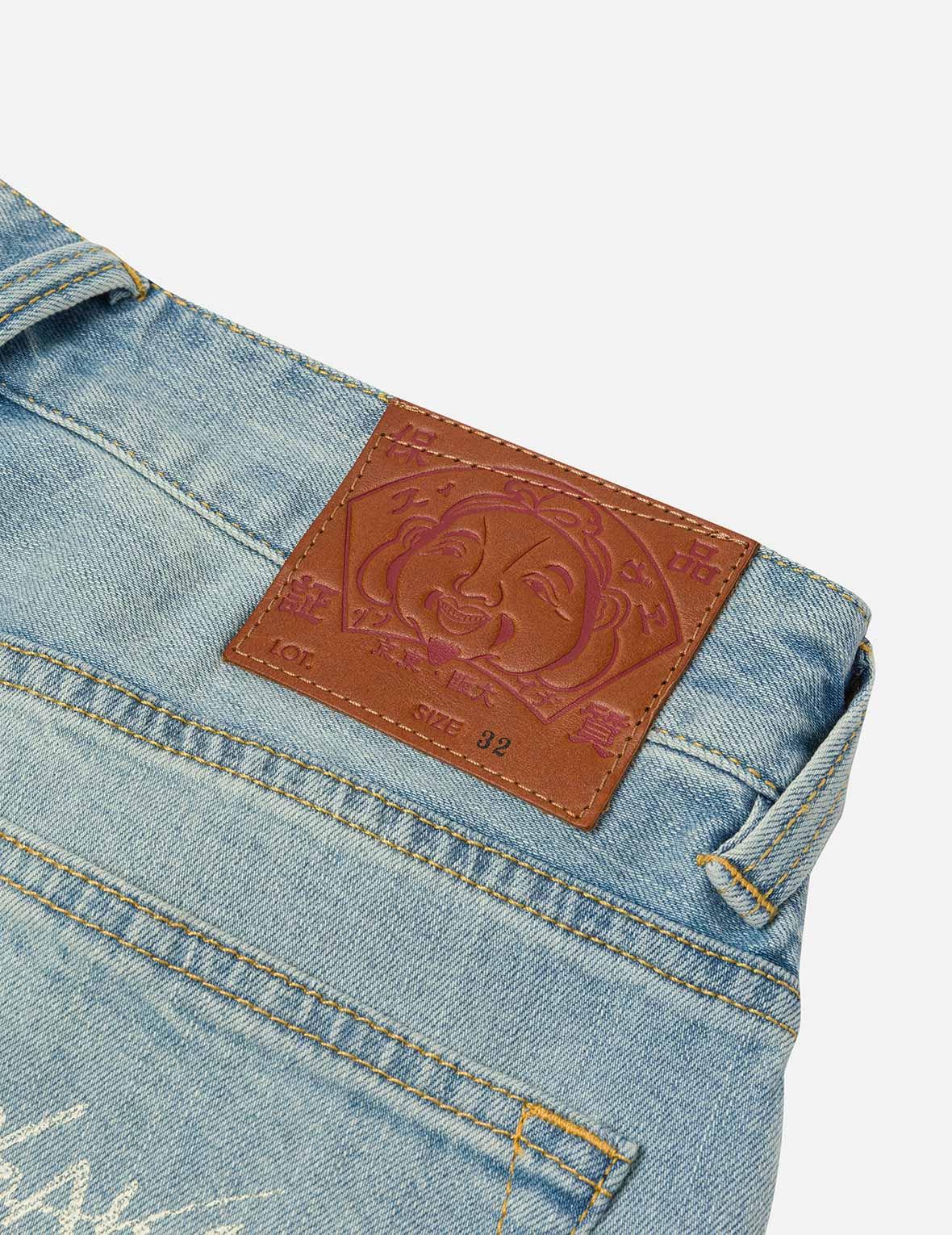 Multi-Pocket with Seagull Print 3D Fit Jeans - Image 17