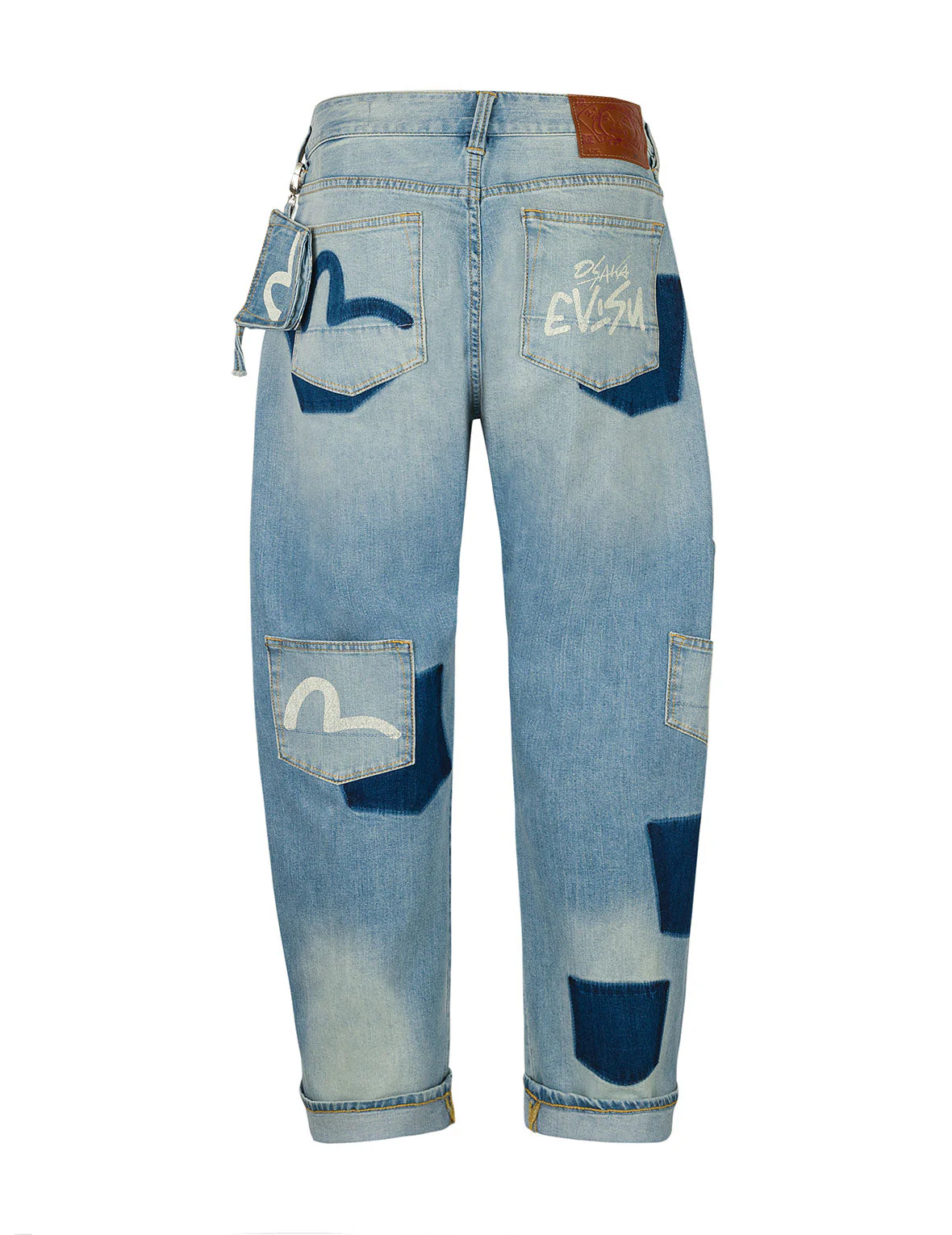 Multi-Pocket with Seagull Print 3D Fit Jeans - Image 19