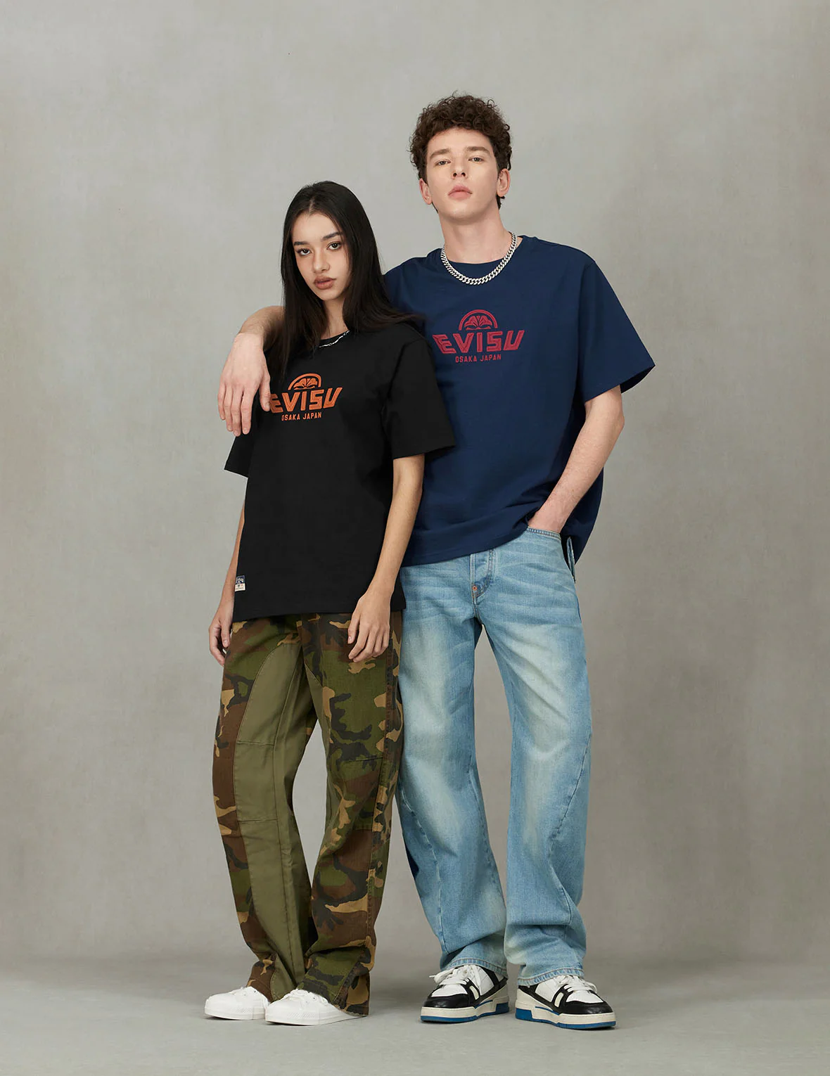 Multi-Pocket with Seagull Print 3D Fit Jeans - Image 5