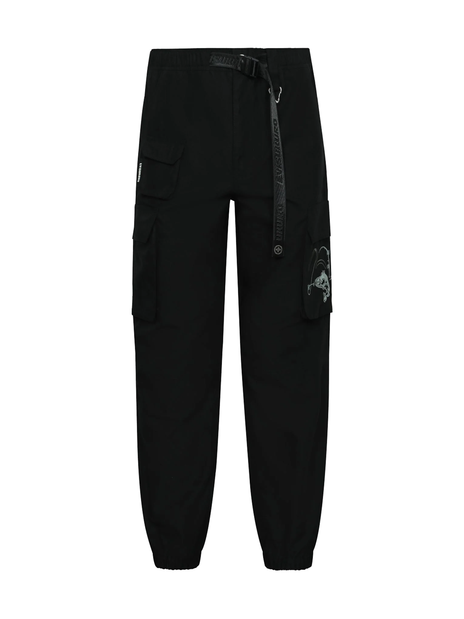 Multi Pockets Fishing Logo Print Regular Fit Joggers - Image 17