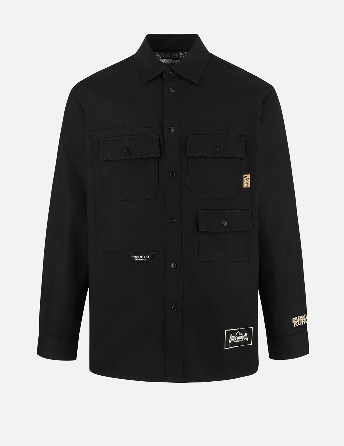 Multi-pockets Relax Fit Long Sleeves Shirt - Image 2