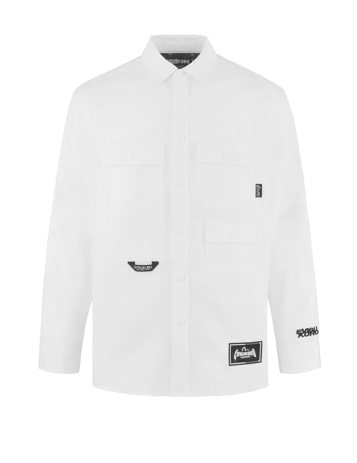 Multi-pockets Relax Fit Long Sleeves Shirt - Image 22