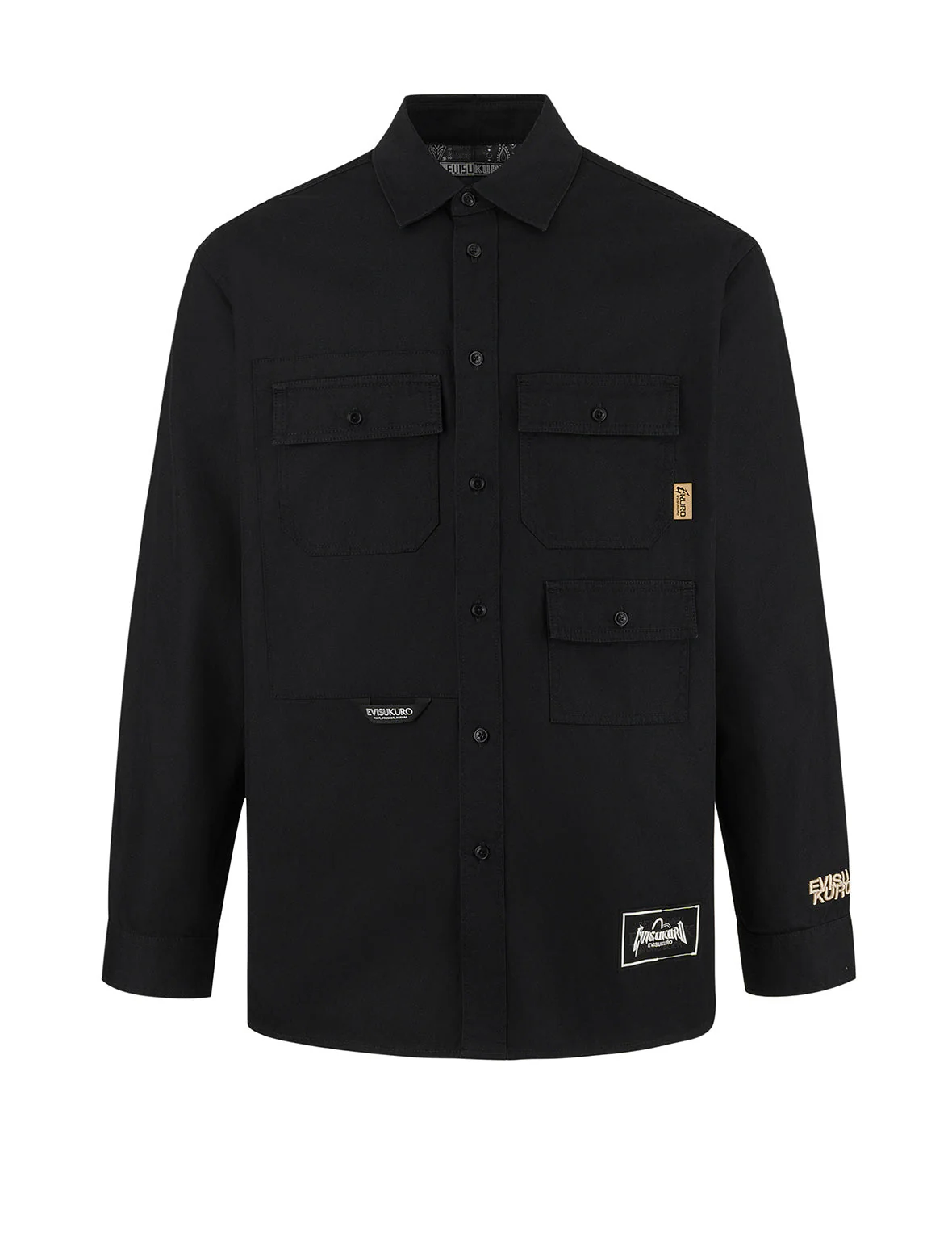 Multi-pockets Relax Fit Long Sleeves Shirt - Image 23