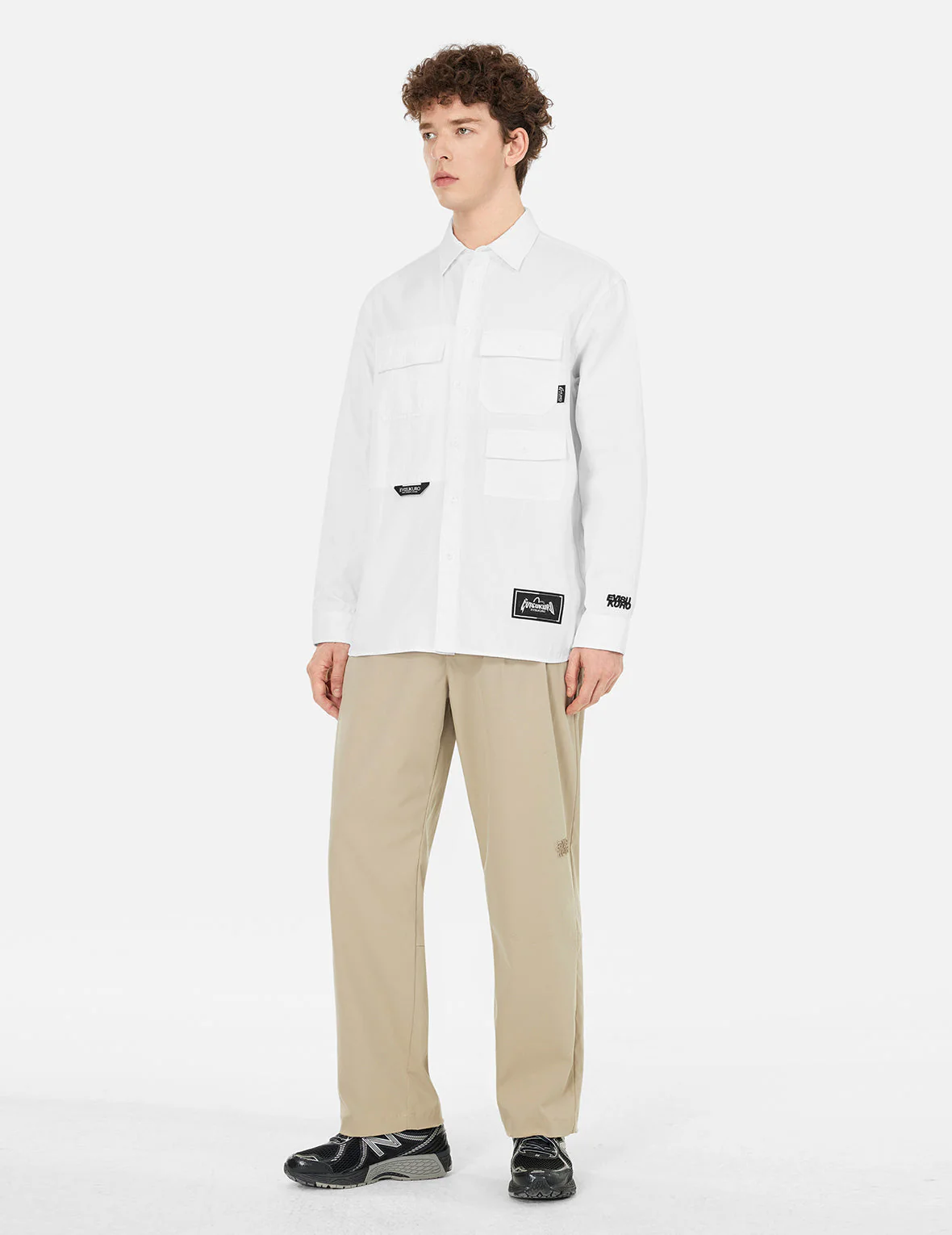 Multi-pockets Relax Fit Long Sleeves Shirt - Image 5