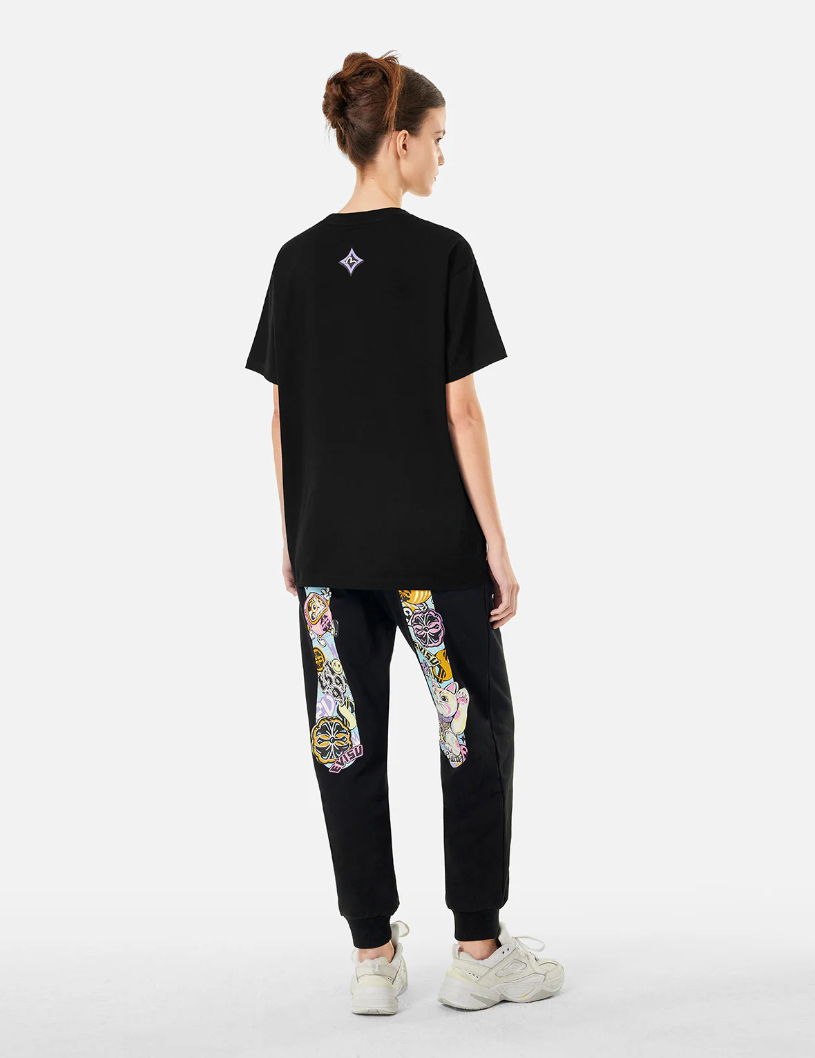 Multi Print Boyfriend T-Shirt - Image 4