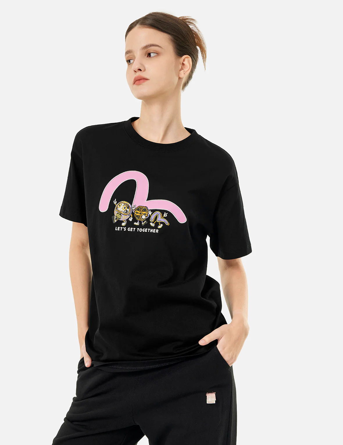 Multi Print Boyfriend T-Shirt - Image 5