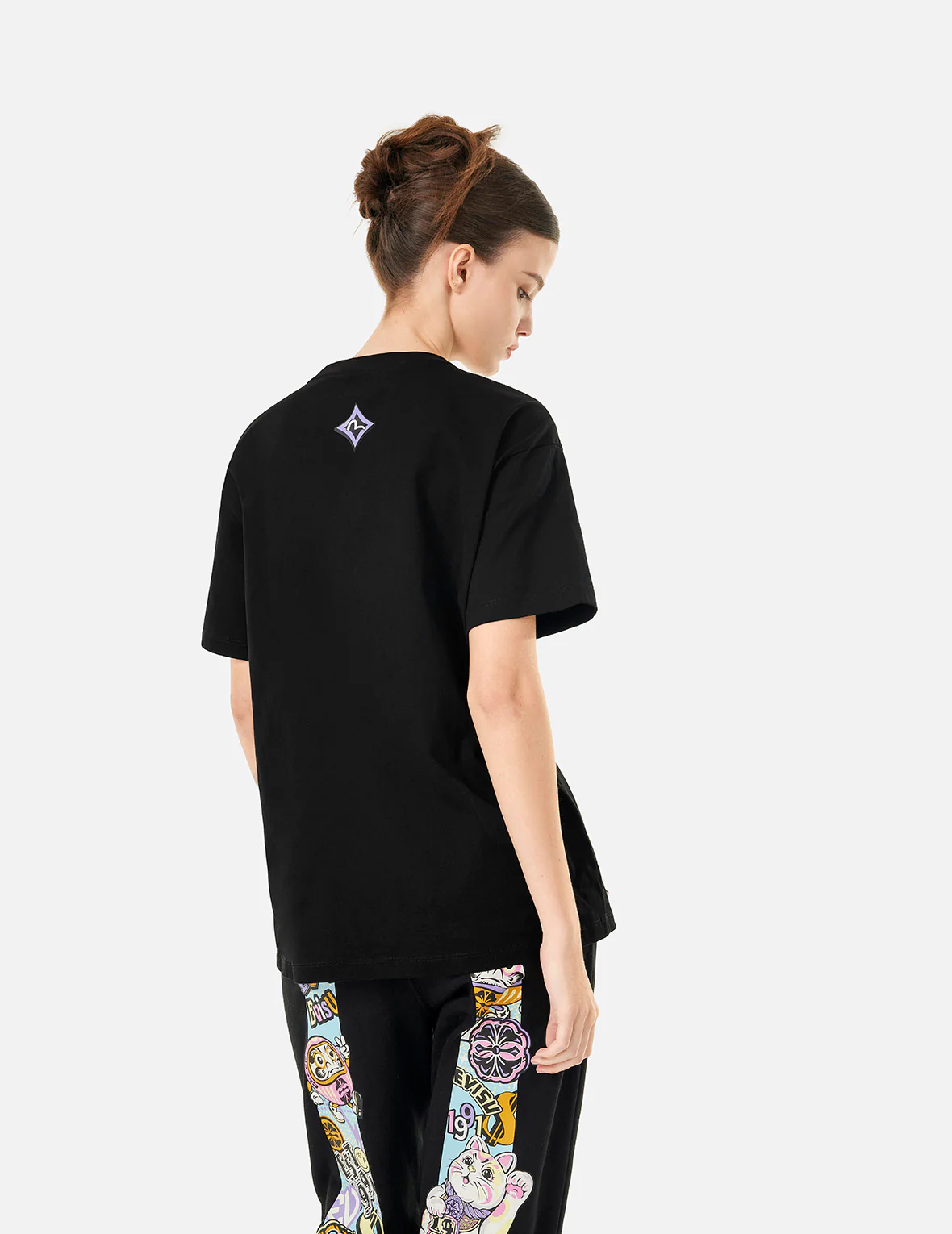 Multi Print Boyfriend T-Shirt - Image 6