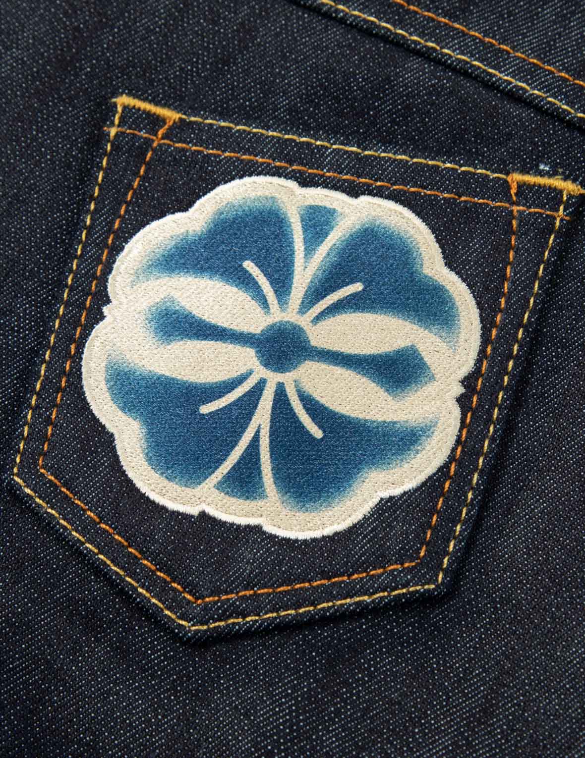 Multi-logo and Multi-pocket Relax Fit Denim Jacket - Image 10