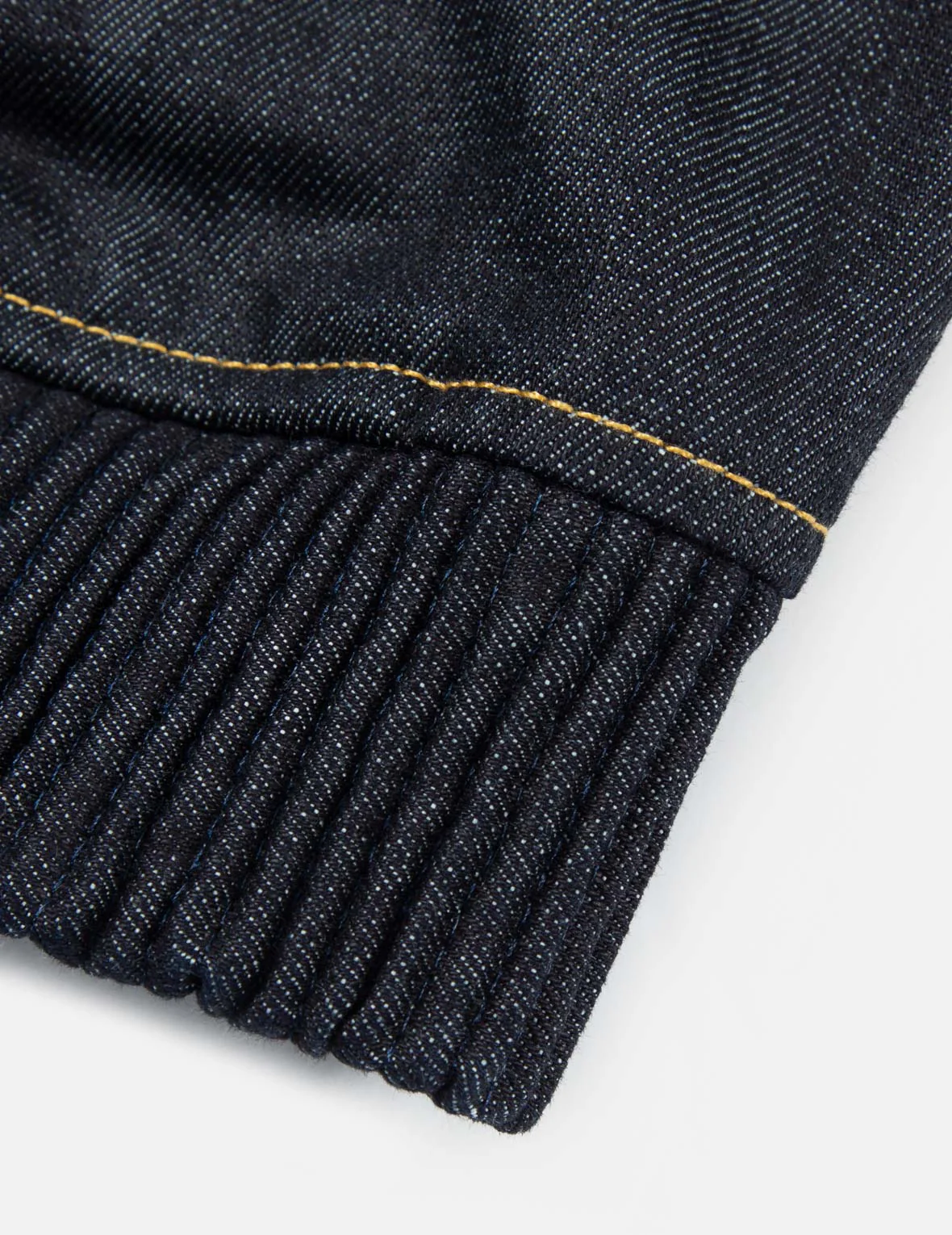 Multi-logo and Multi-pocket Relax Fit Denim Jacket - Image 12