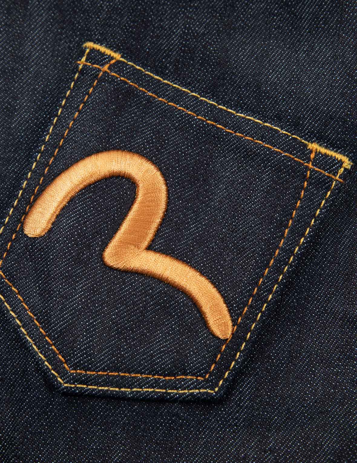 Multi-logo and Multi-pocket Relax Fit Denim Jacket - Image 13