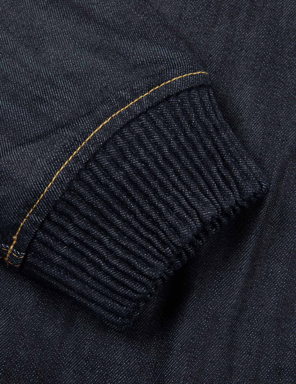 Multi-logo and Multi-pocket Relax Fit Denim Jacket - Image 14