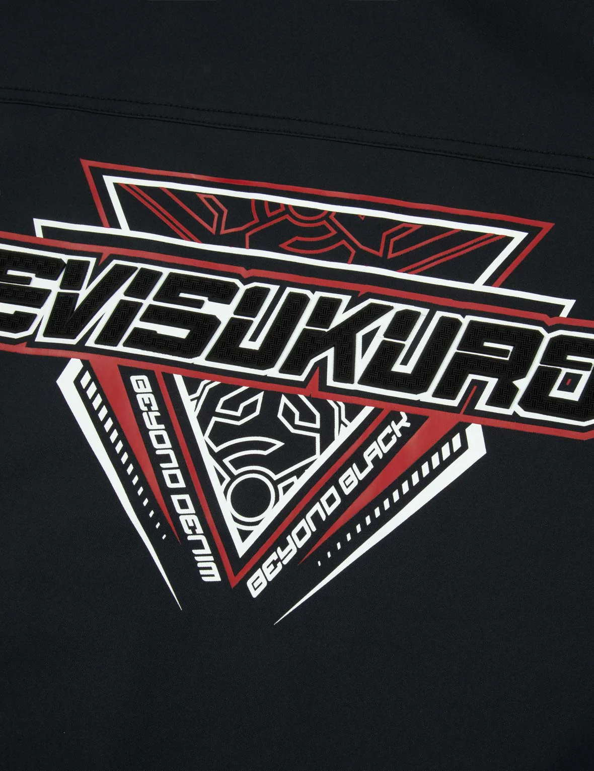 Multi-Logo Print Fashion Fit Racing Jacket - Image 13