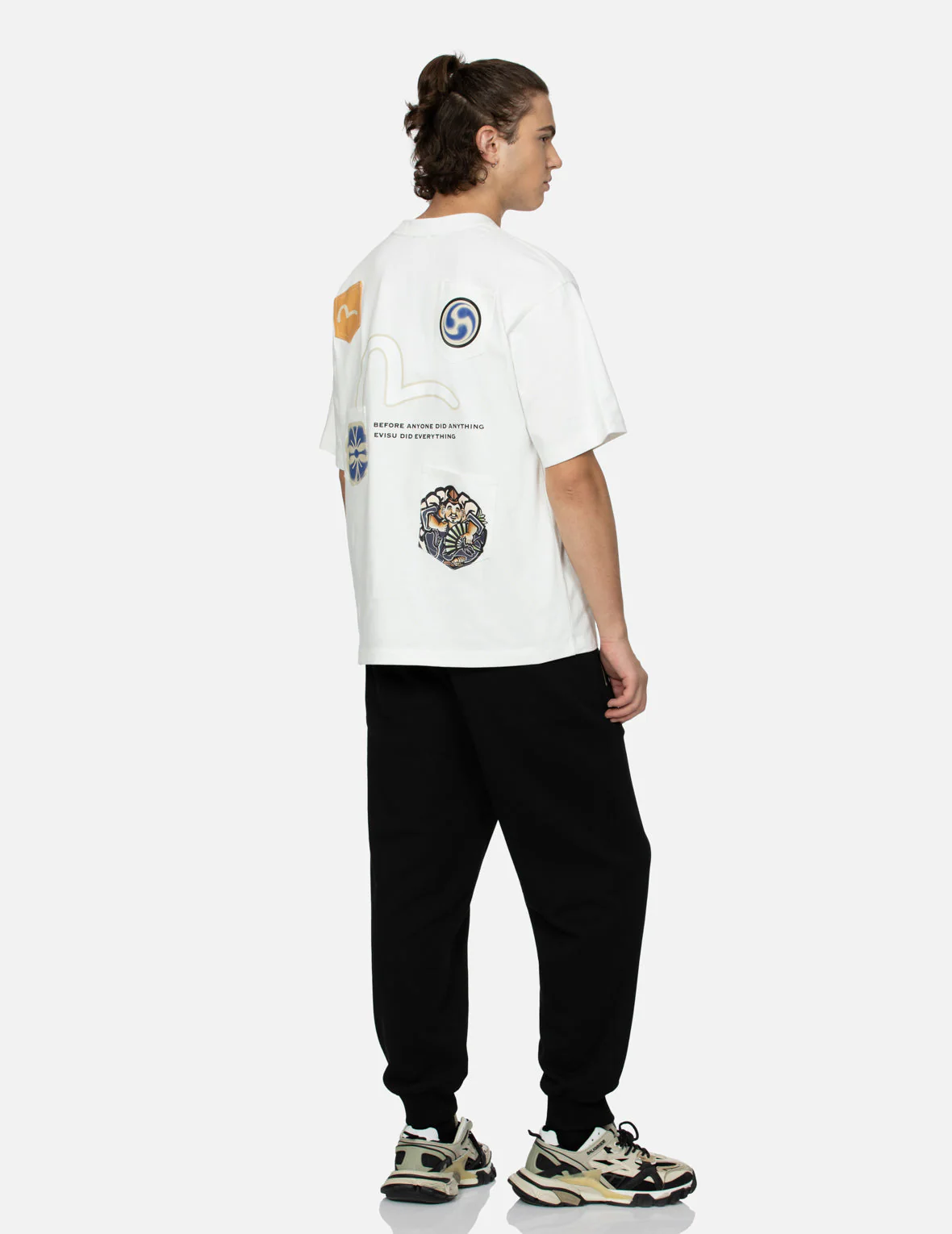 Multi-print and Multi-pocket Relax Fit T-Shirt - Image 4