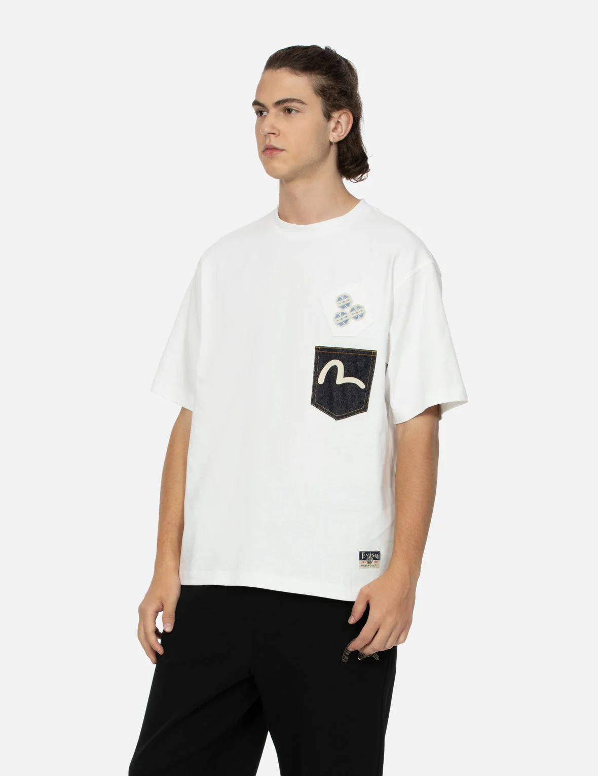 Multi-print and Multi-pocket Relax Fit T-Shirt - Image 5