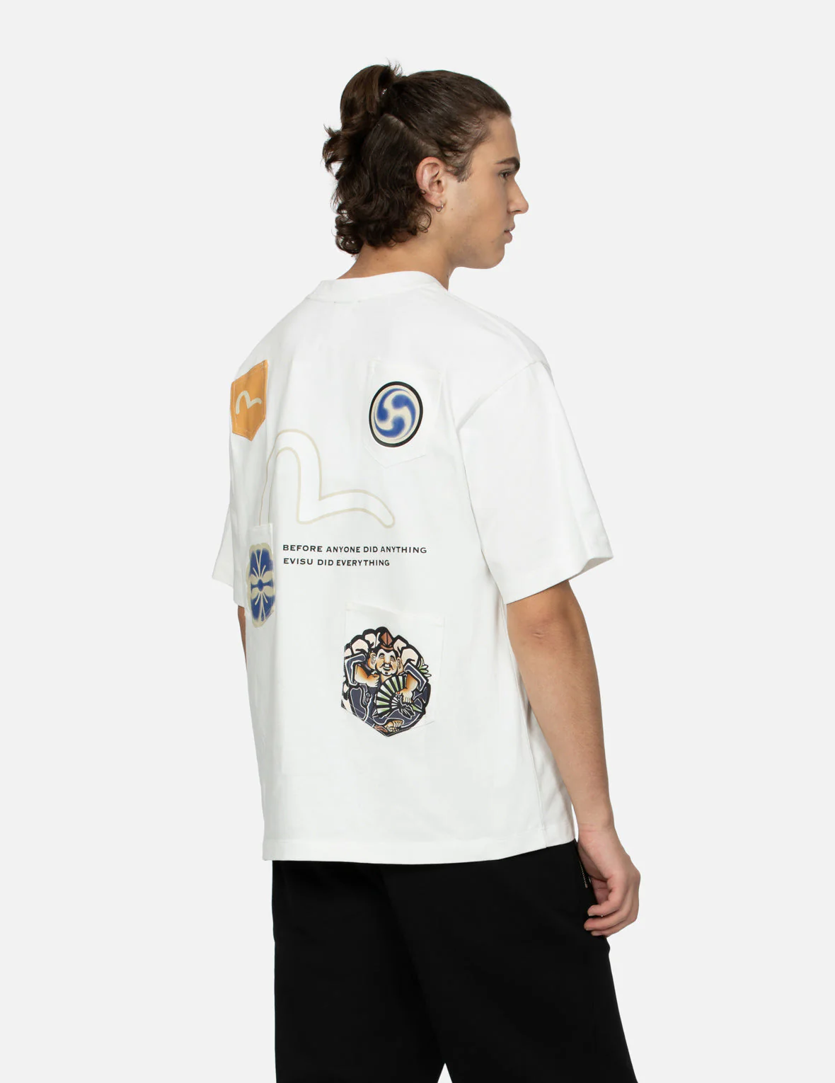 Multi-print and Multi-pocket Relax Fit T-Shirt - Image 6