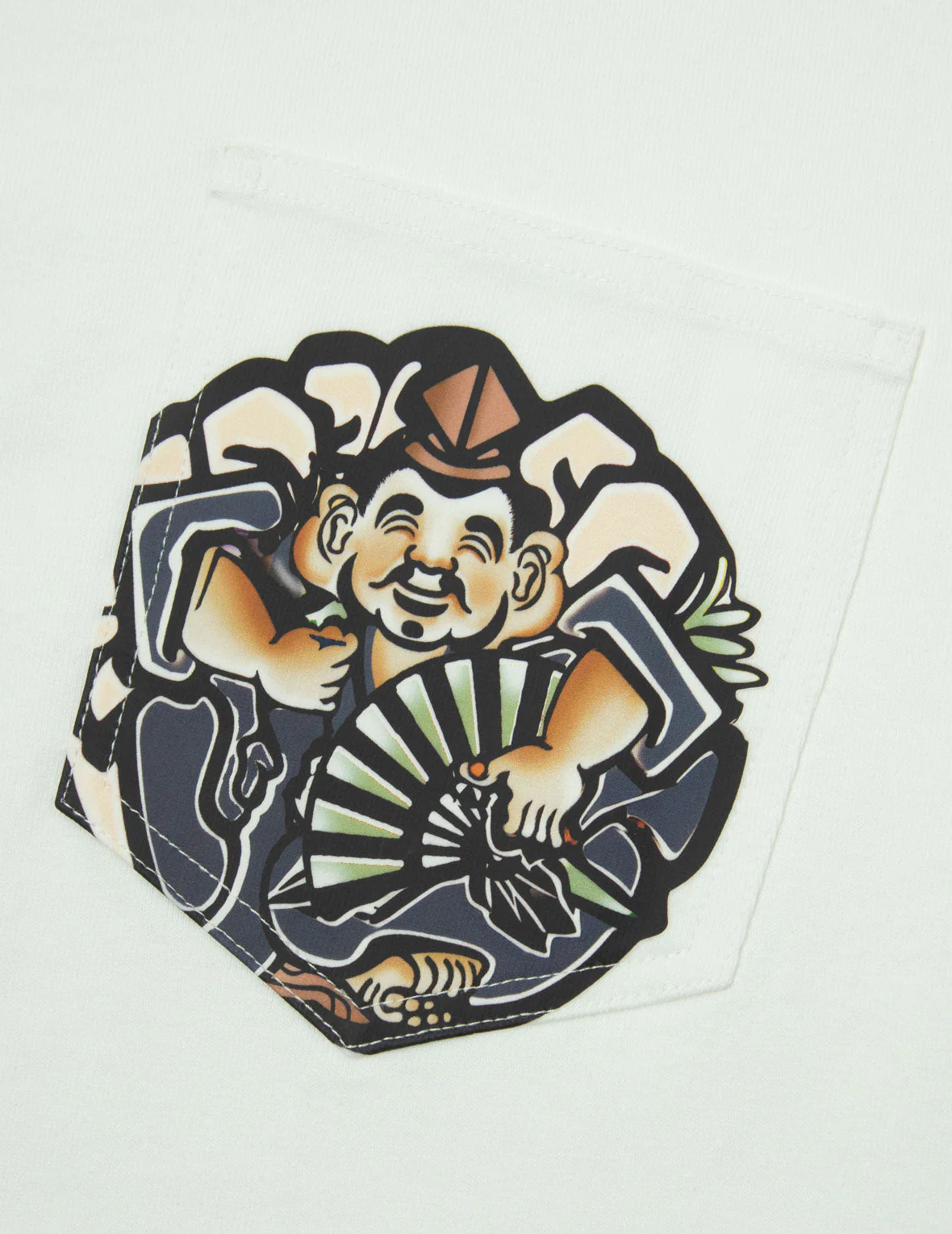 Multi-print and Multi-pocket Relax Fit T-Shirt - Image 7