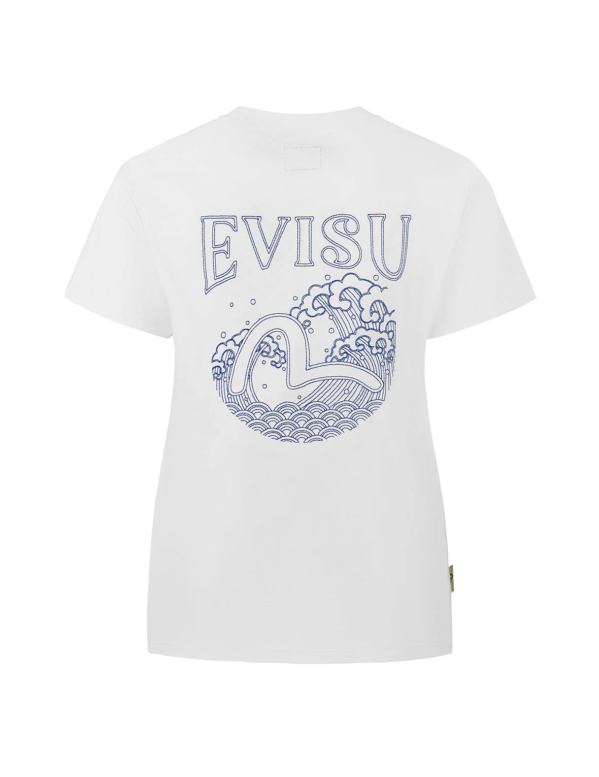 Nautical Theme Print and Embroidery Boyfriend T-Shirt - Image 10