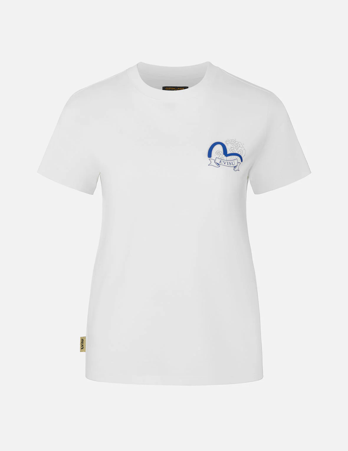 Nautical Theme Print and Embroidery Boyfriend T-Shirt - Image 2