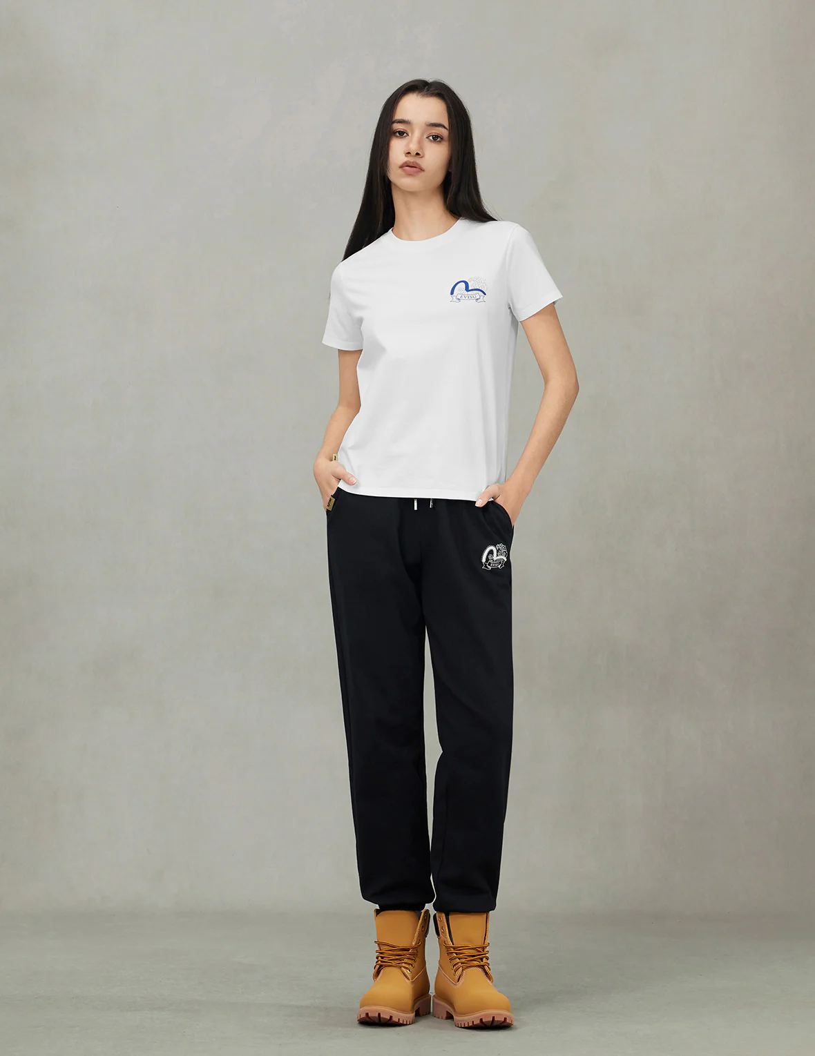 Nautical Theme Print and Embroidery Boyfriend T-Shirt - Image 3