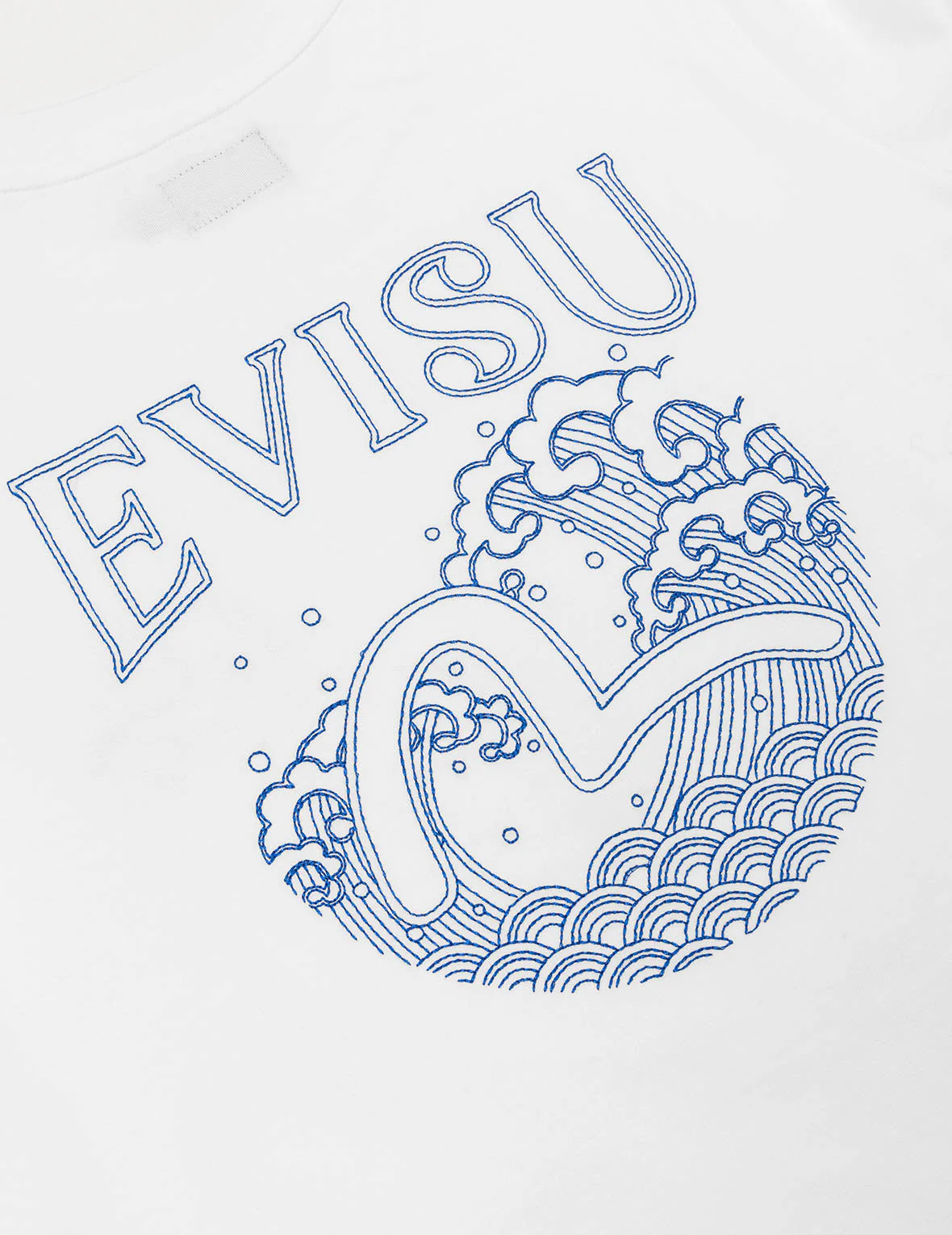 Nautical Theme Print and Embroidery Boyfriend T-Shirt - Image 5