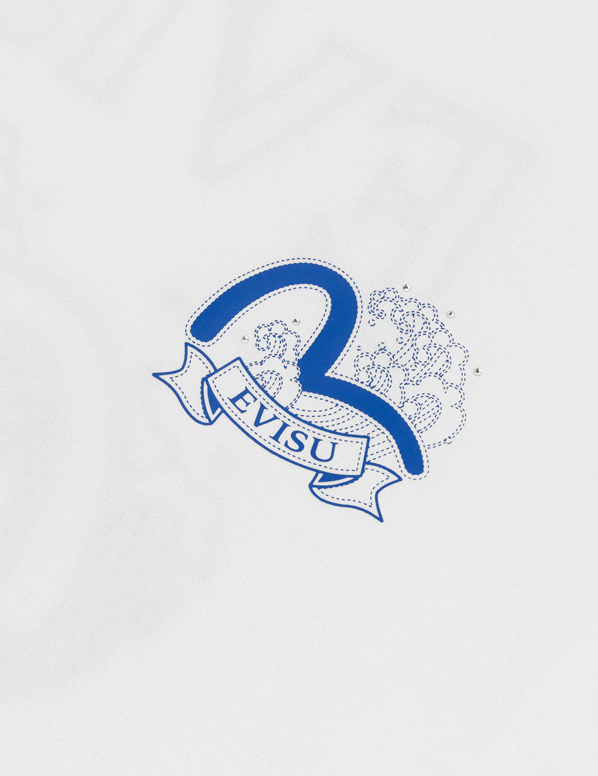 Nautical Theme Print and Embroidery Boyfriend T-Shirt - Image 6