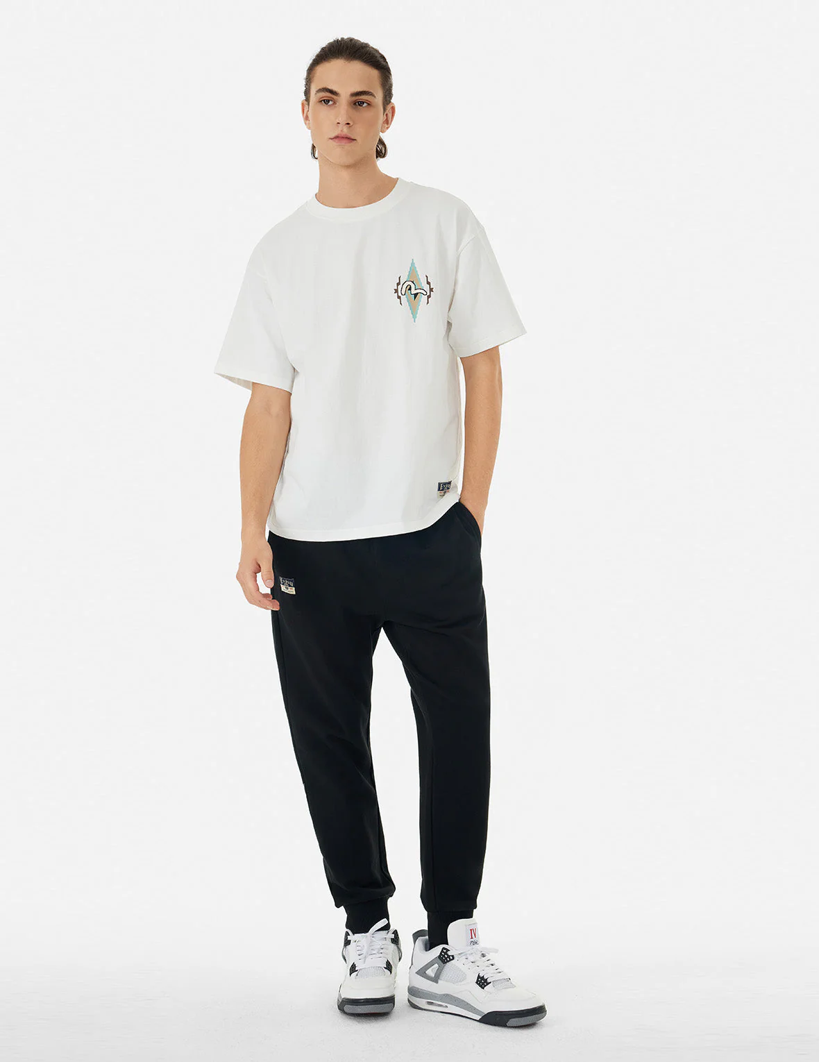Ninja Daruma Daicock Print Regular Fit Sweatpants - Image 6
