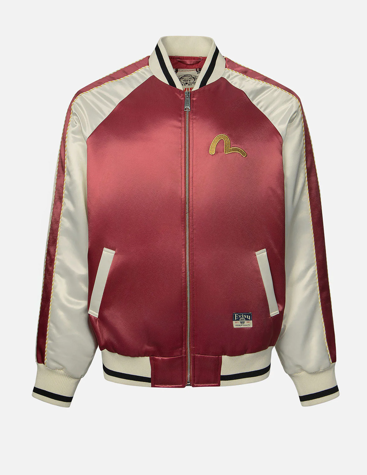 Ninja Daruma Embroidery Relax Fit Souvenior Jacket - Image 2