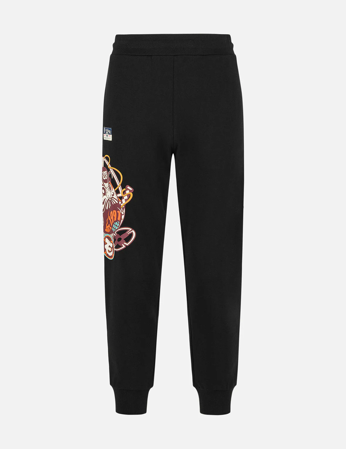 Ninja Daruma Print Regular Fit Sweatpants - Image 4