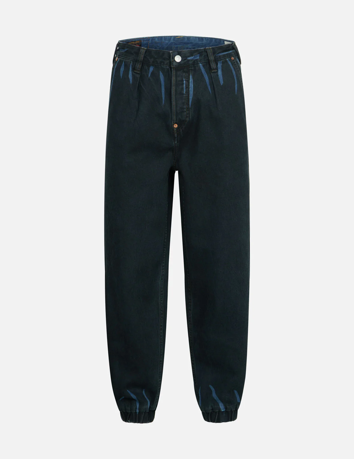 Overdye Daicock Wide-leg Denim Joggers - Image 2