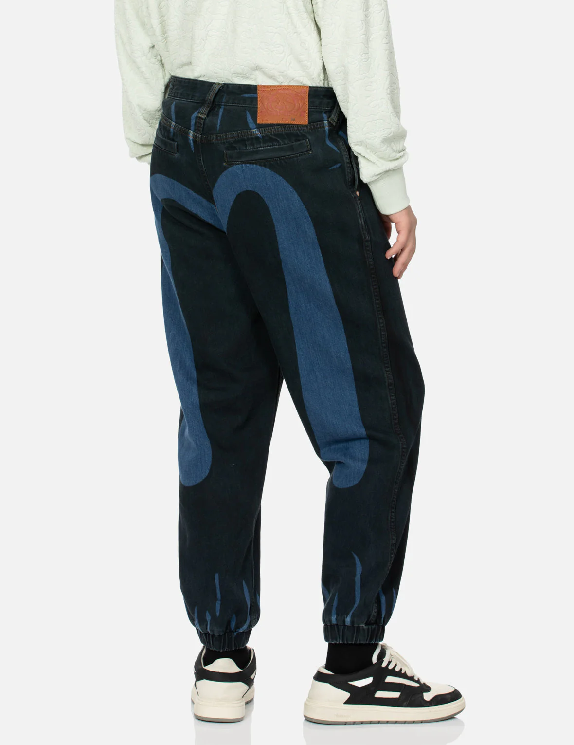 Overdye Daicock Wide-leg Denim Joggers - Image 7