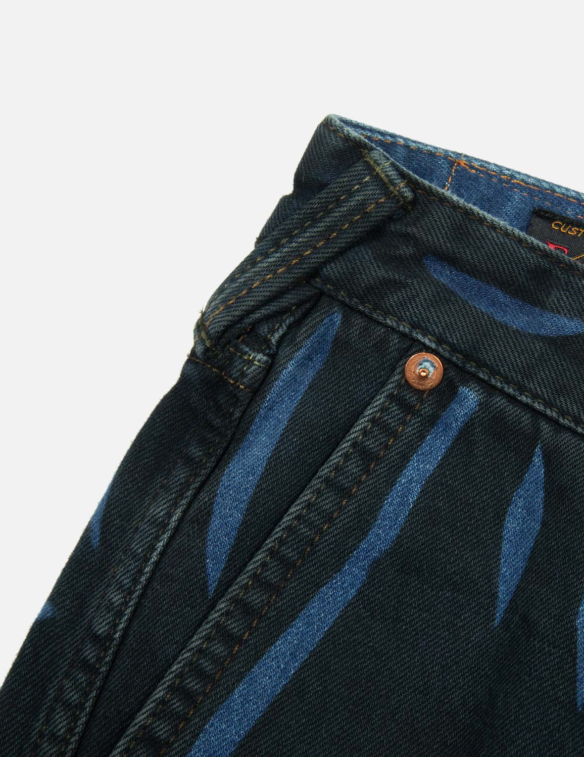 Overdye Daicock Wide-leg Denim Joggers - Image 9