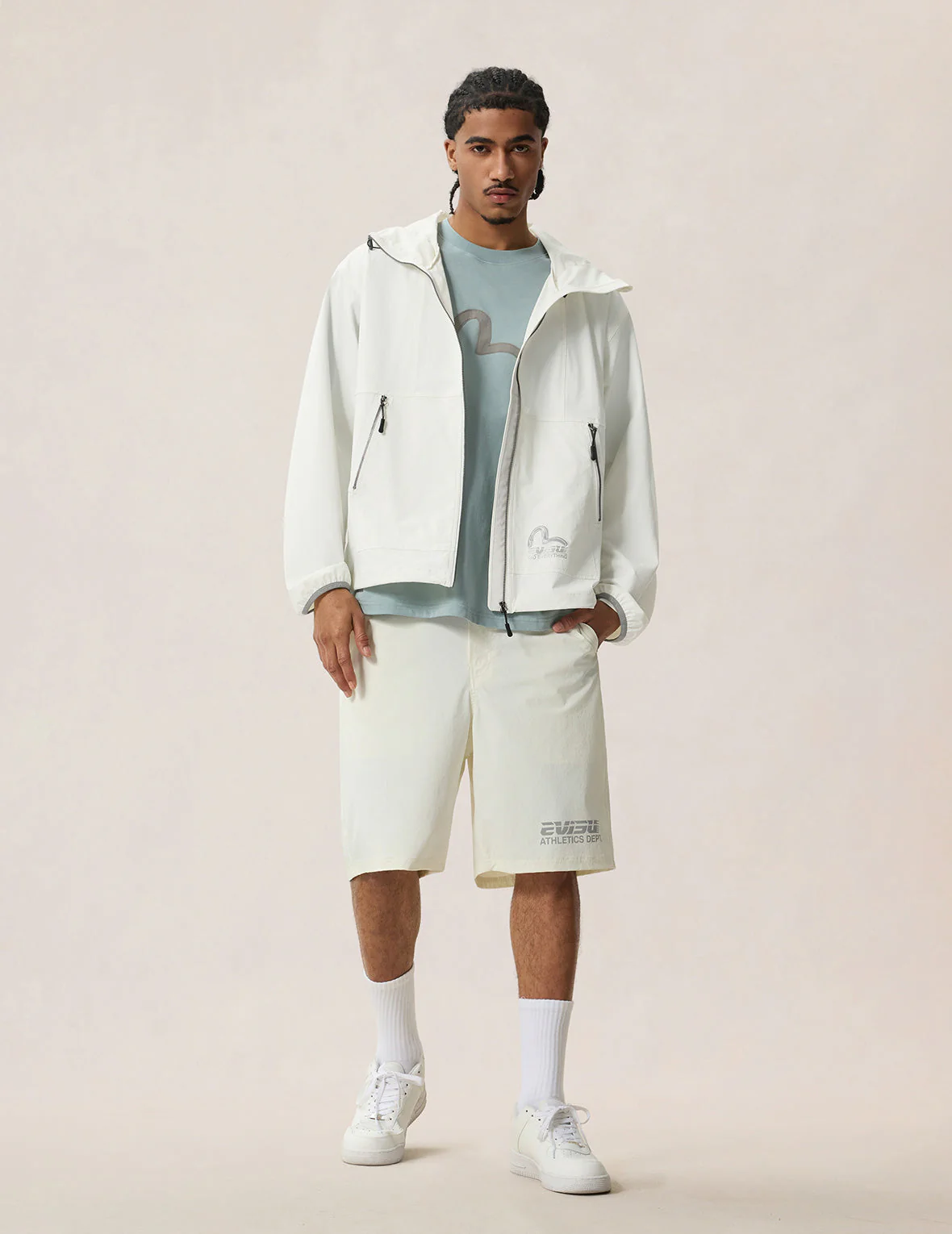 Packable Zip-Up Windbreaker Jacket - Image 9