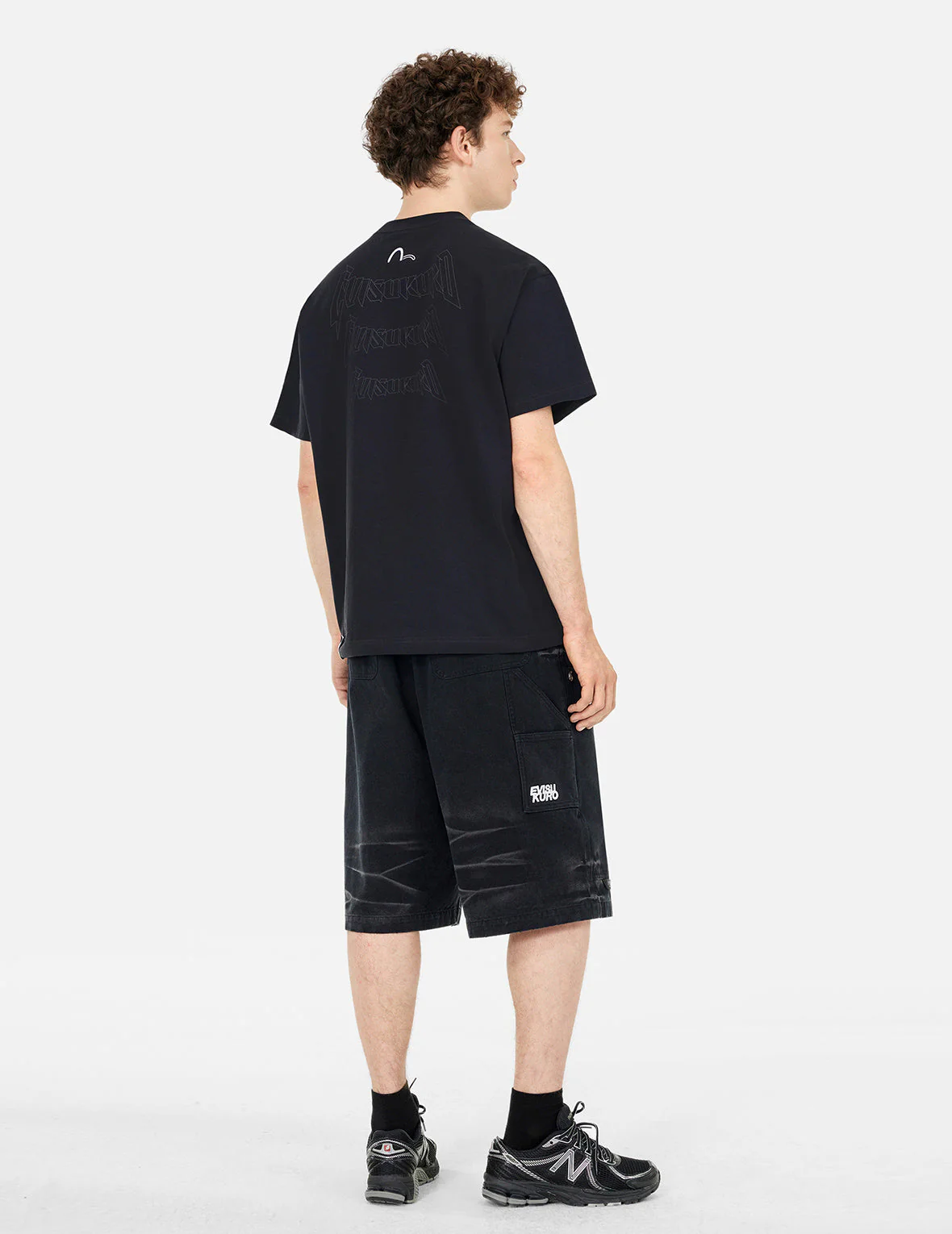 Panel design with Multi Labels Relax Fit T-Shirt - Image 4