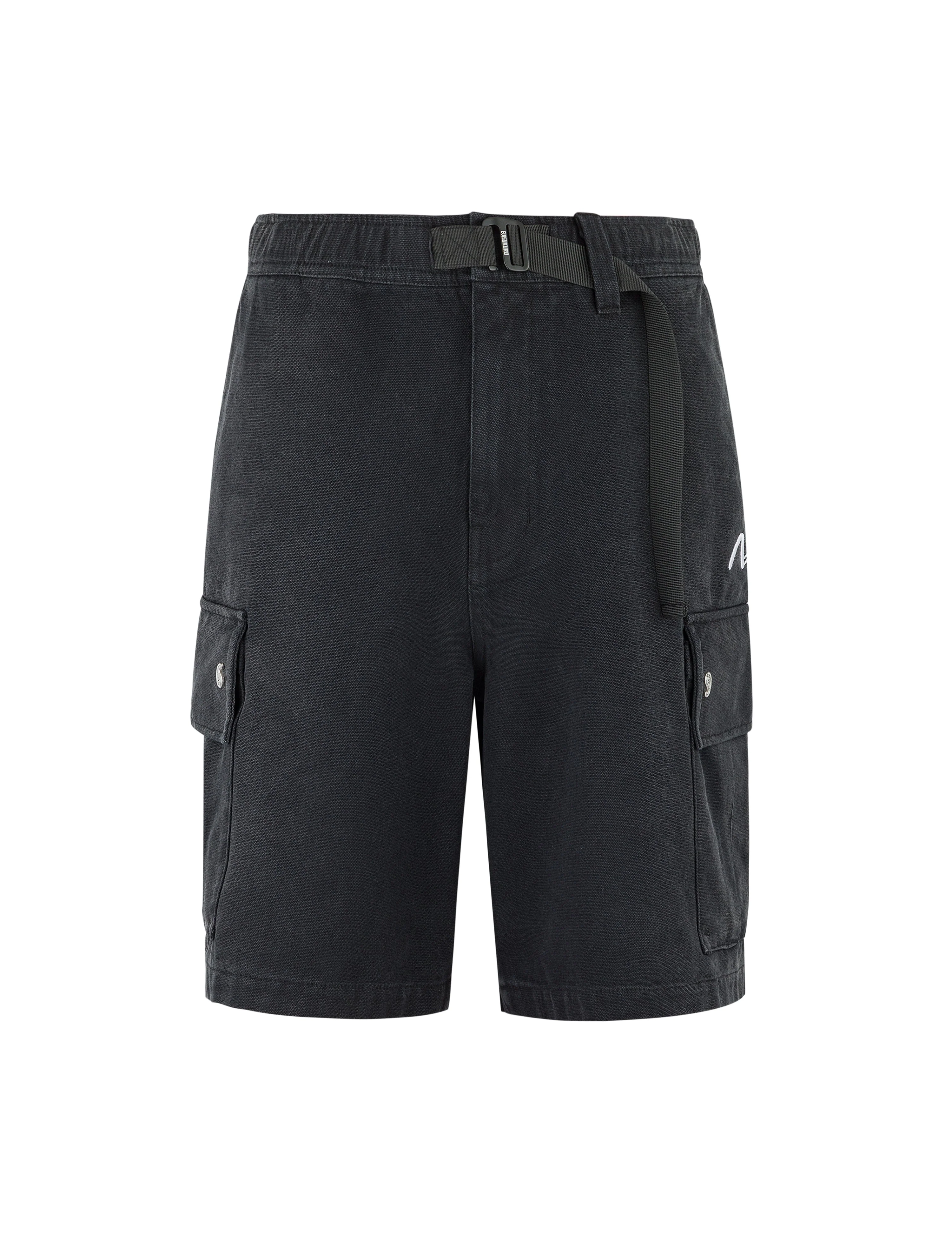 Pigment Dye Wash Seagull Embroidery Relax Fit Shorts - Image 17