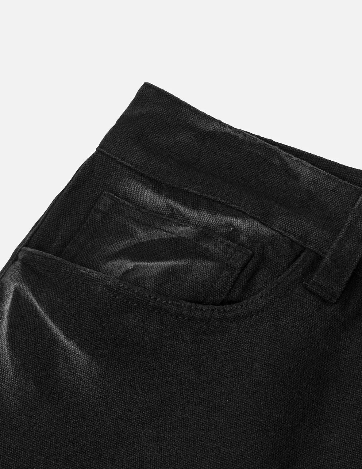 Pigment Dyed Heavy Washed Fashion Fit Skateboard Shorts - Image 10