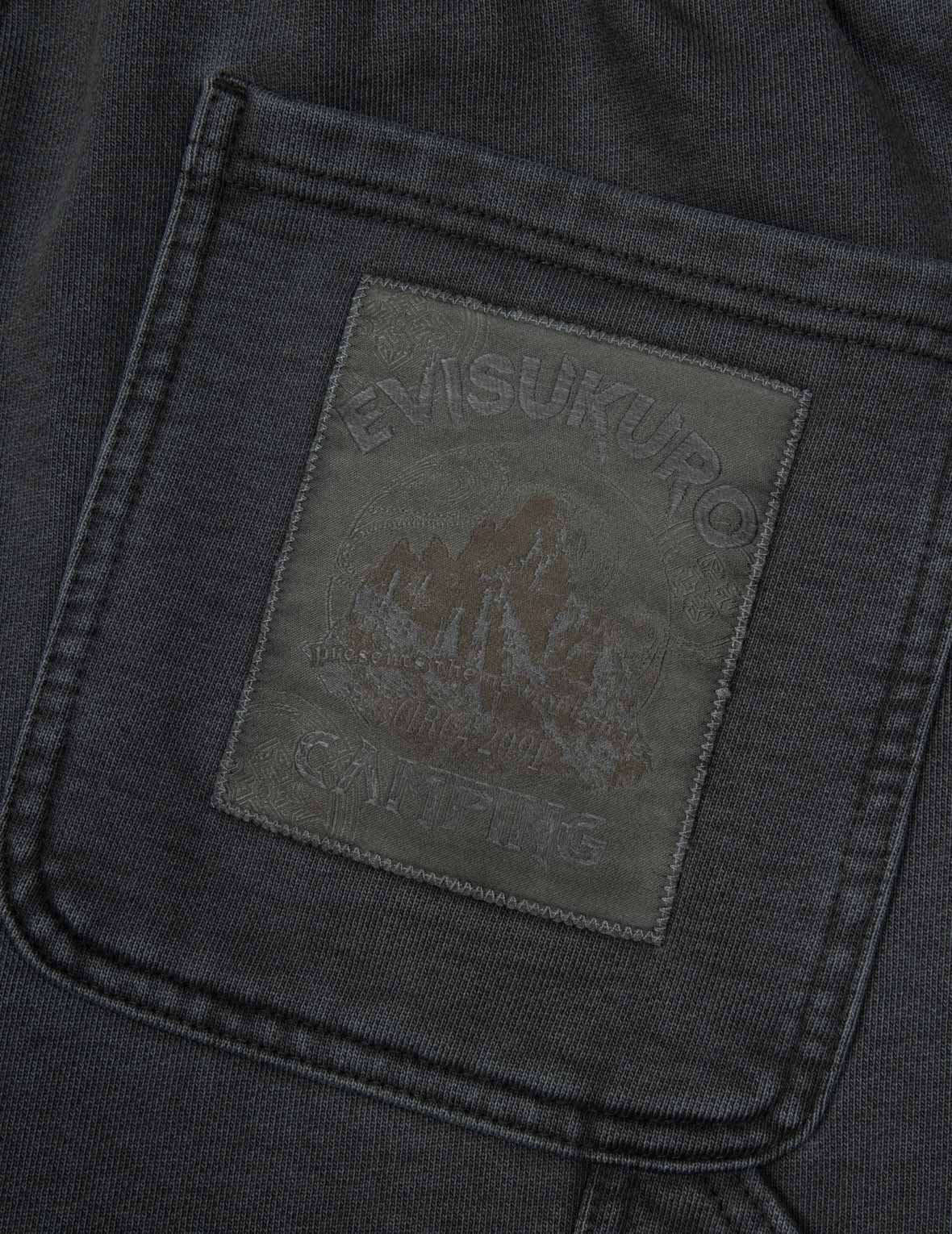 Pigment Dyed Logo and Kamon Embroidery Relax Fit Sweatpants - Image 11
