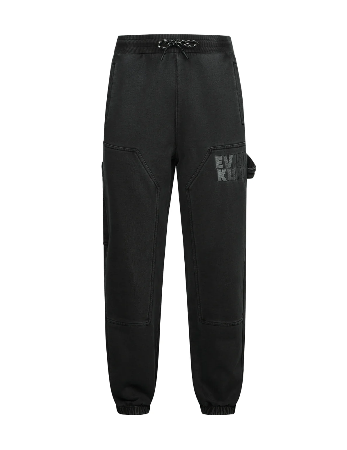 Pigment Dyed Logo and Kamon Embroidery Relax Fit Sweatpants - Image 13