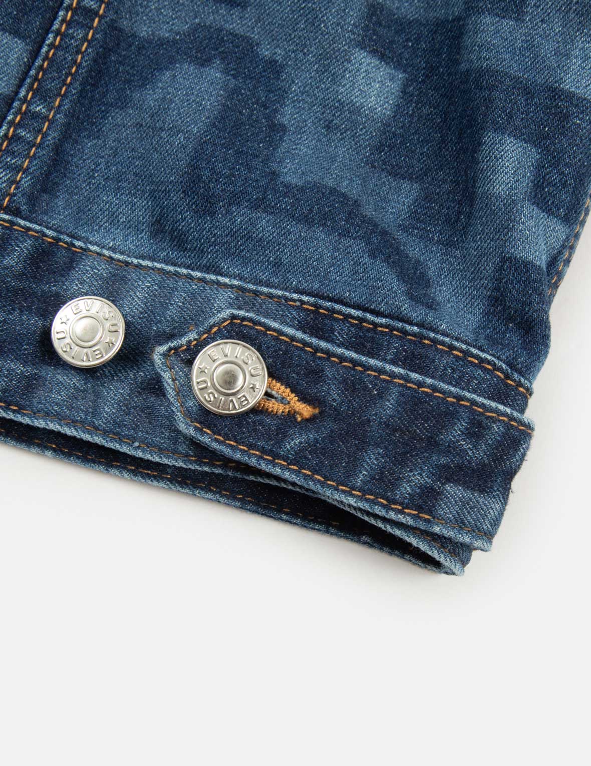 Pixel Seagull Embroidery and Print Oversized Denim Jacket - Image 10