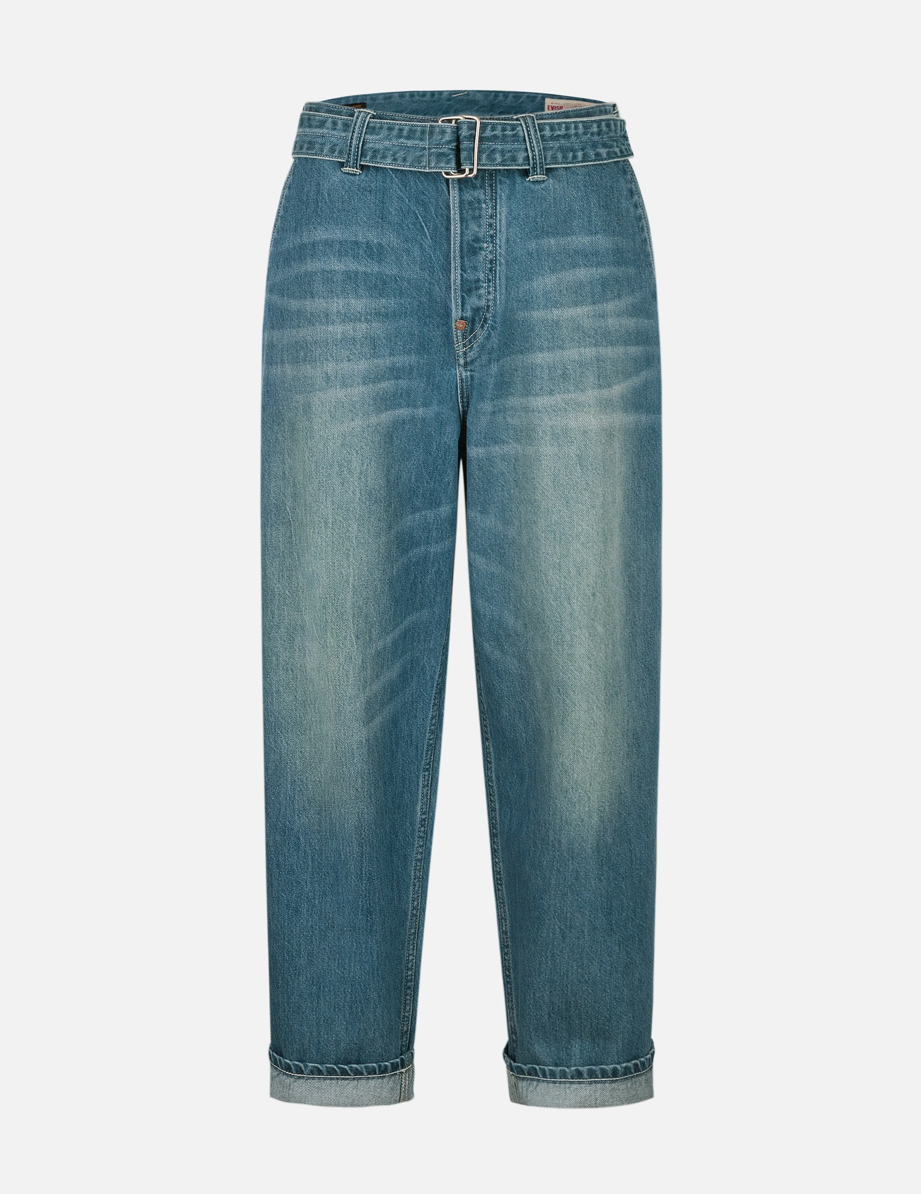 Playful Seagull Print Pocket Loose Fit Jeans #2038 - Image 2