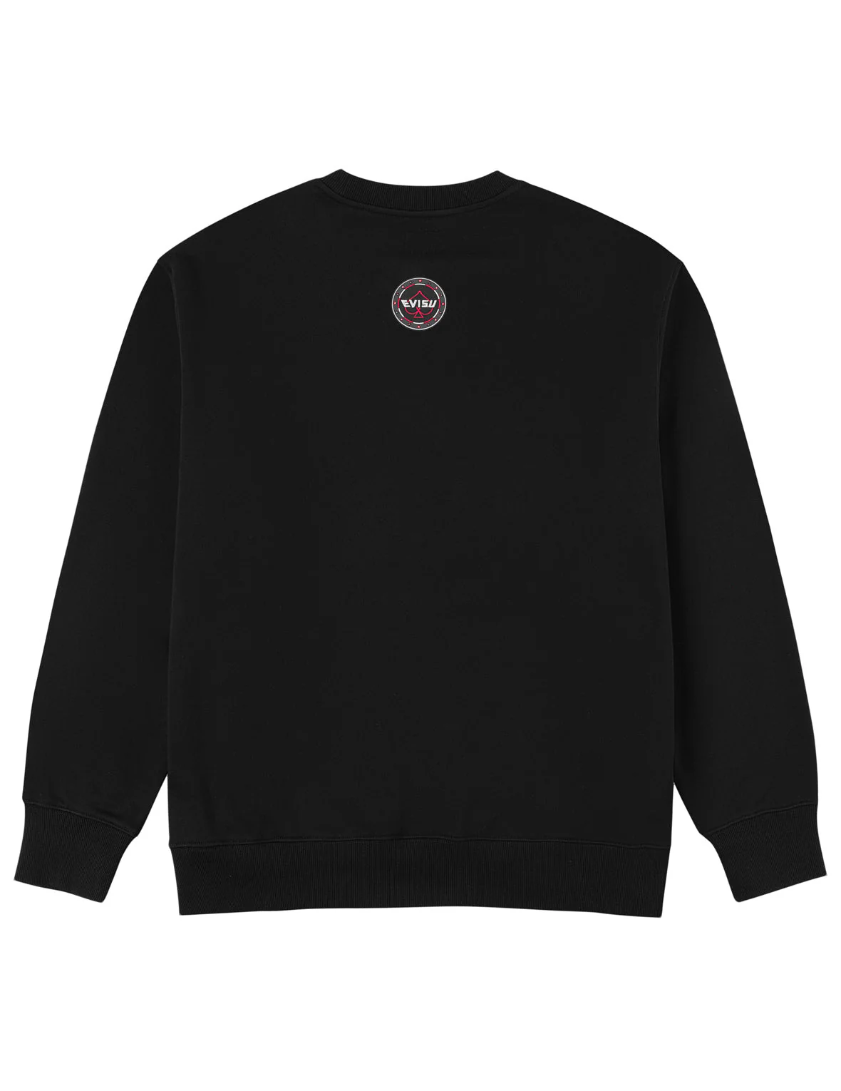 Poker Lucky Dice Embroidery Sweatshirt - Black - Image 2