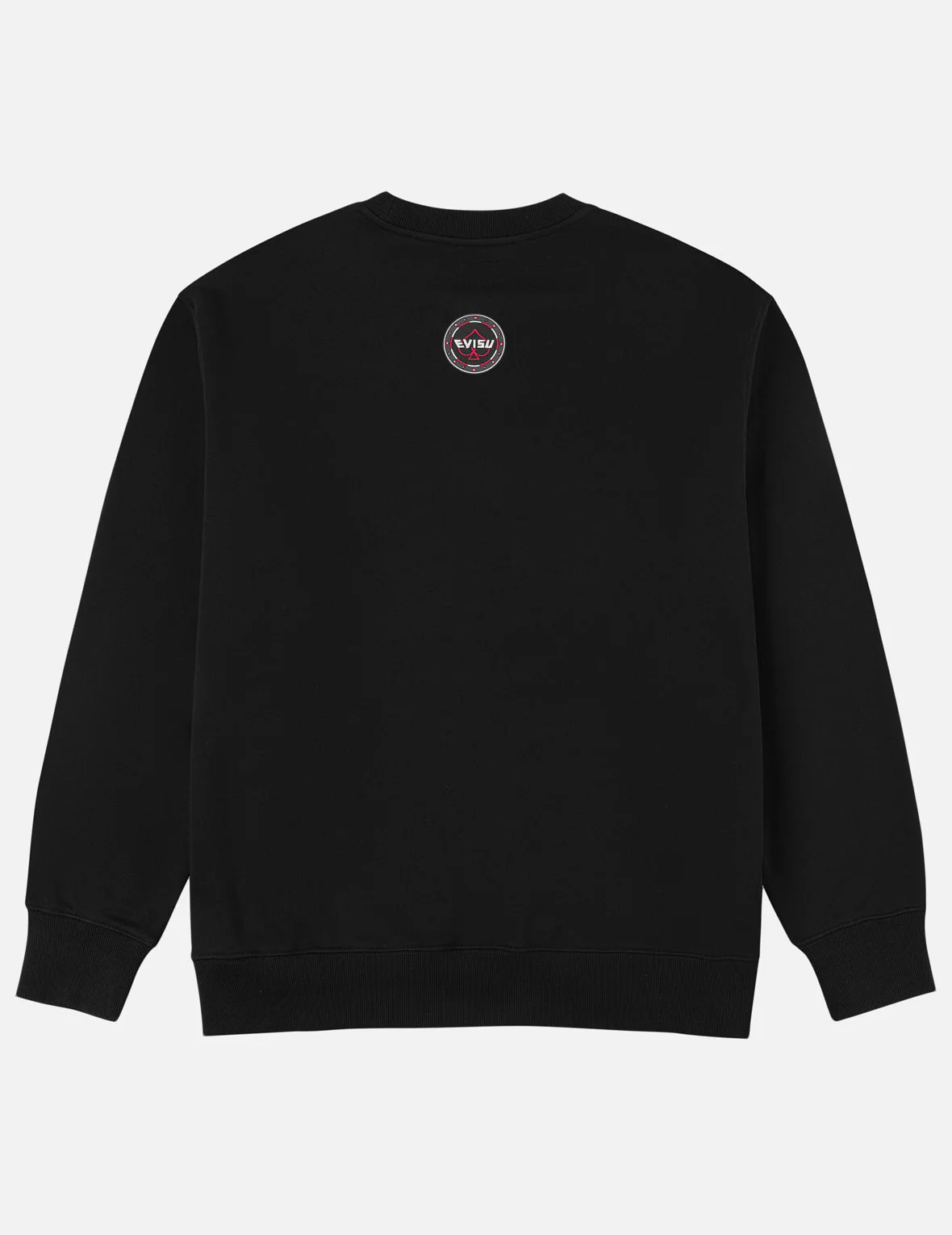 Poker Lucky Dice Embroidery Sweatshirt - Black - Image 4