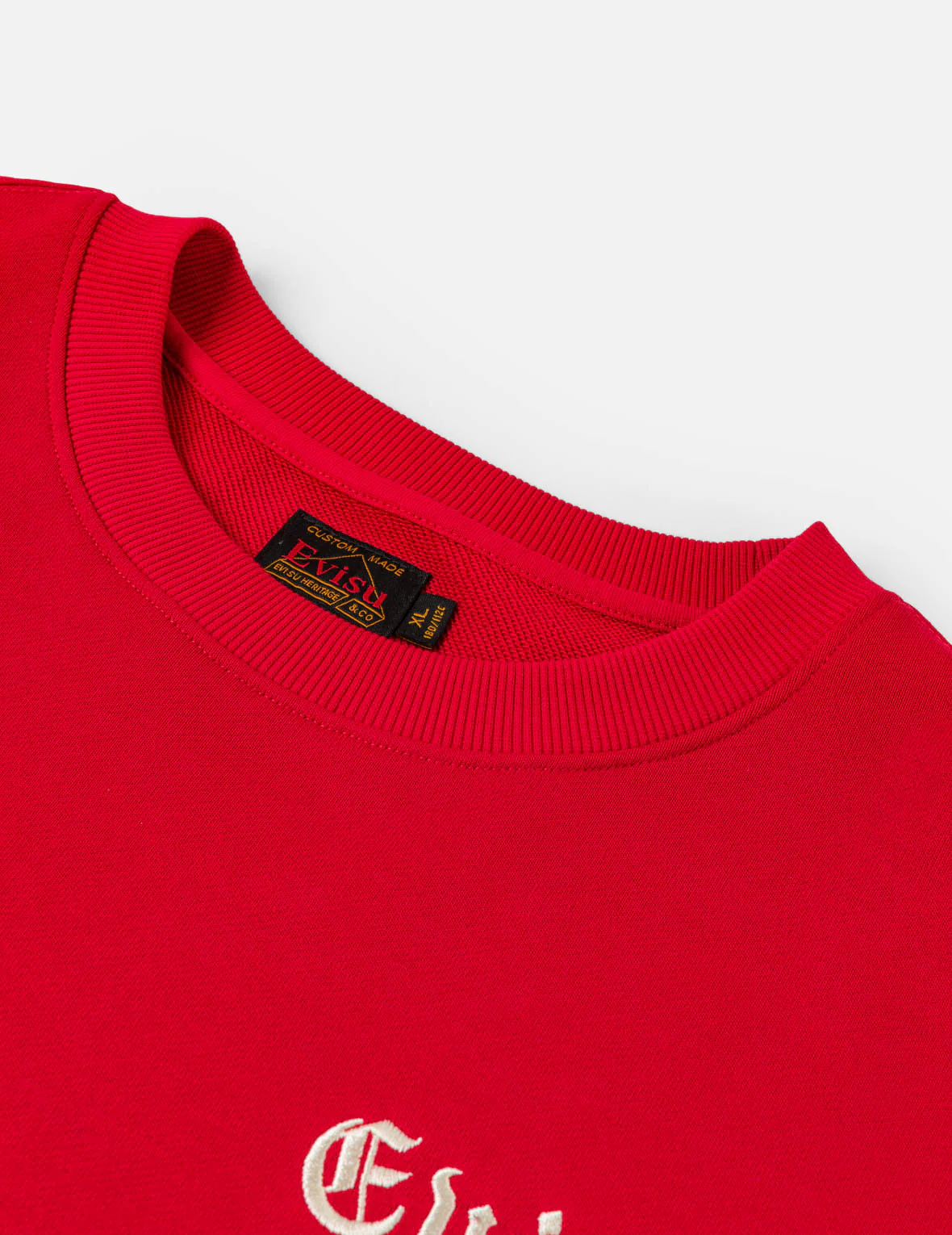 Poker Lucky Dice Embroidery Sweatshirt - Red - Image 9