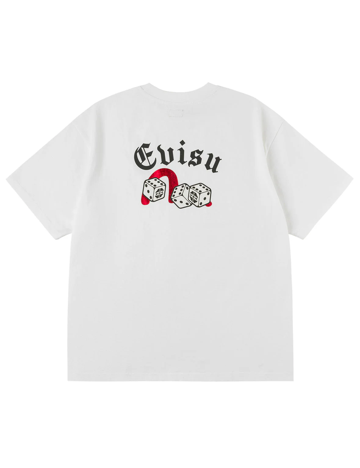 Poker Lucky Dice and Flocked Seagull T-shirt - White - Image 12