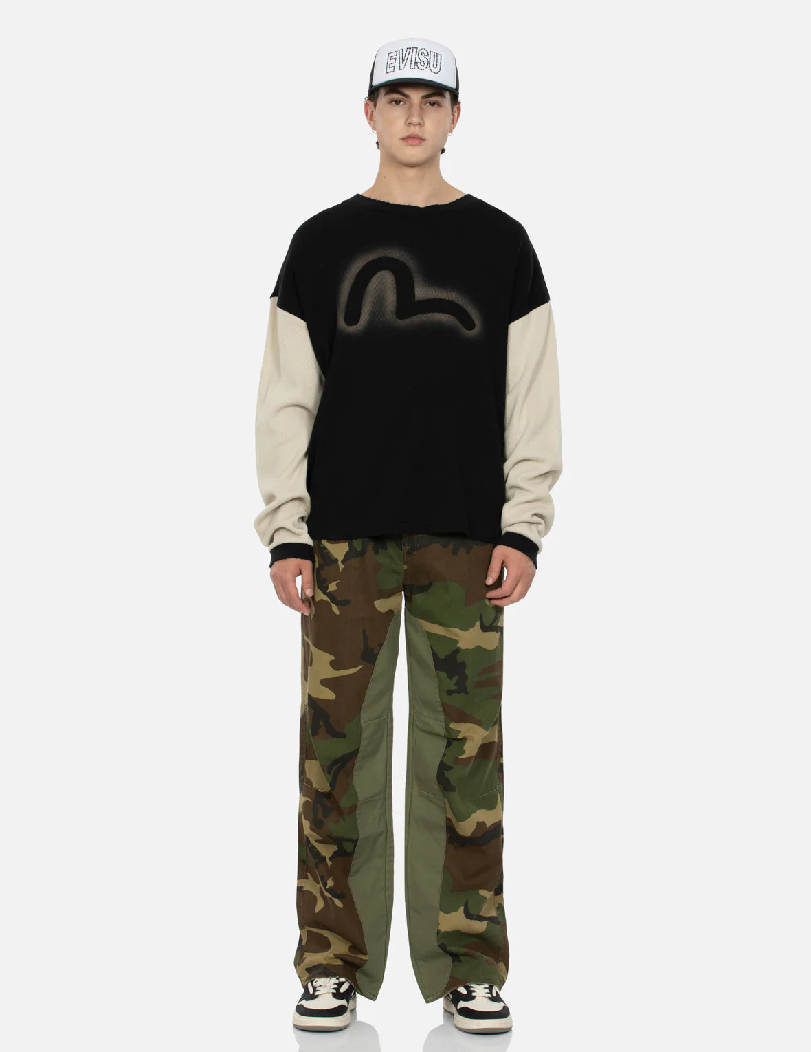 Potassium Spray Seagull Boxy Long-sleeve T-Shirt - Image 5