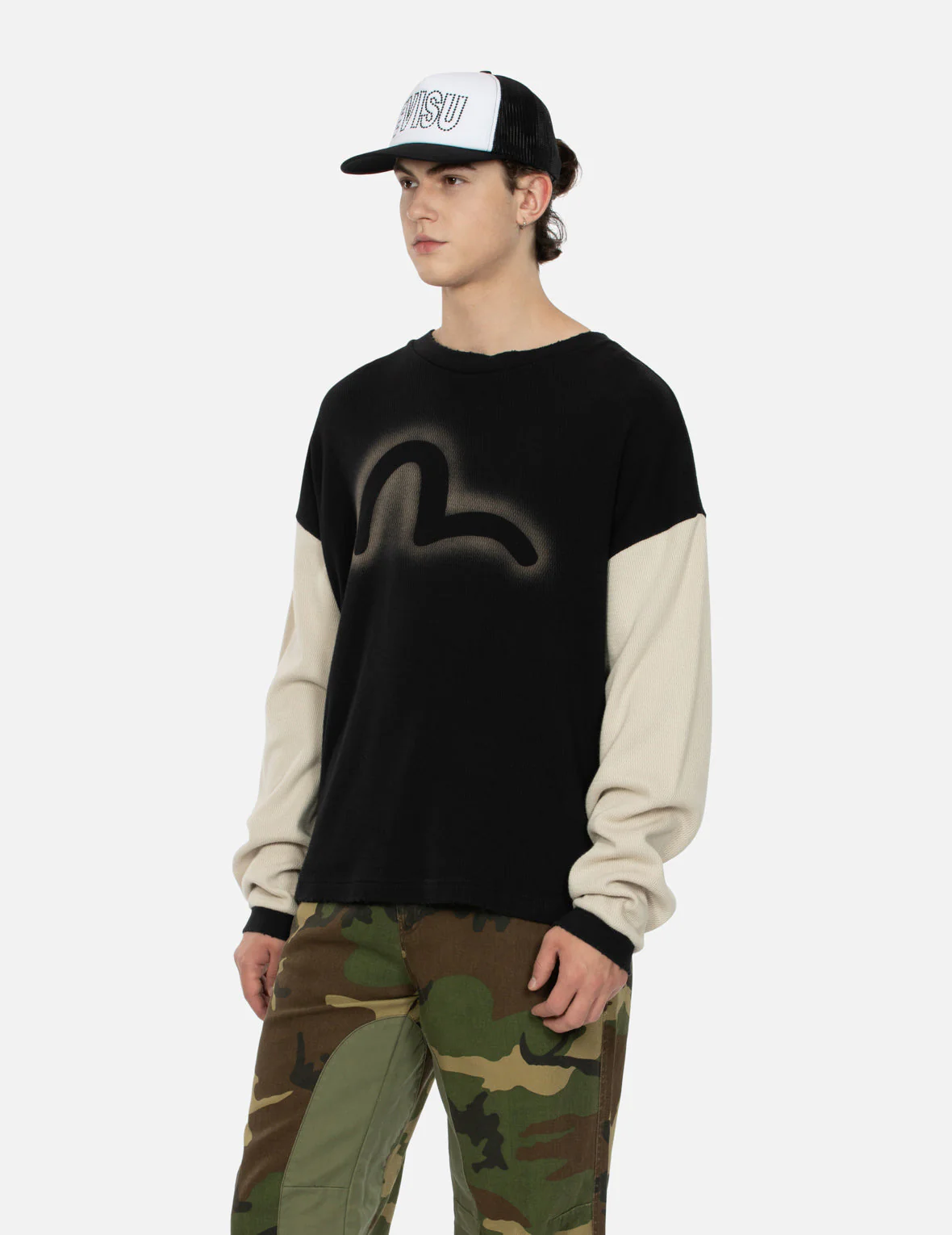 Potassium Spray Seagull Boxy Long-sleeve T-Shirt - Image 7