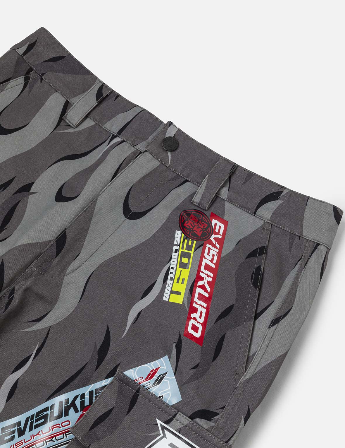 Racing Camouflage Wide-leg Cargo Pants - Image 6