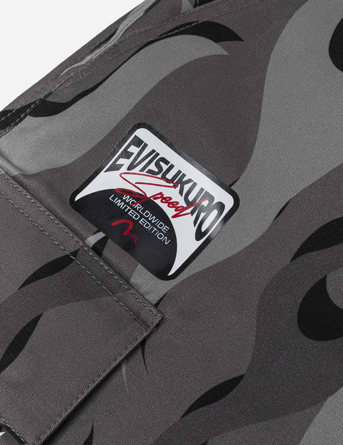 Racing Camouflage Wide-leg Cargo Pants - Image 7