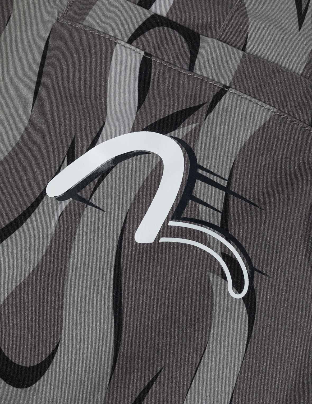 Racing Camouflage Wide-leg Cargo Pants - Image 9