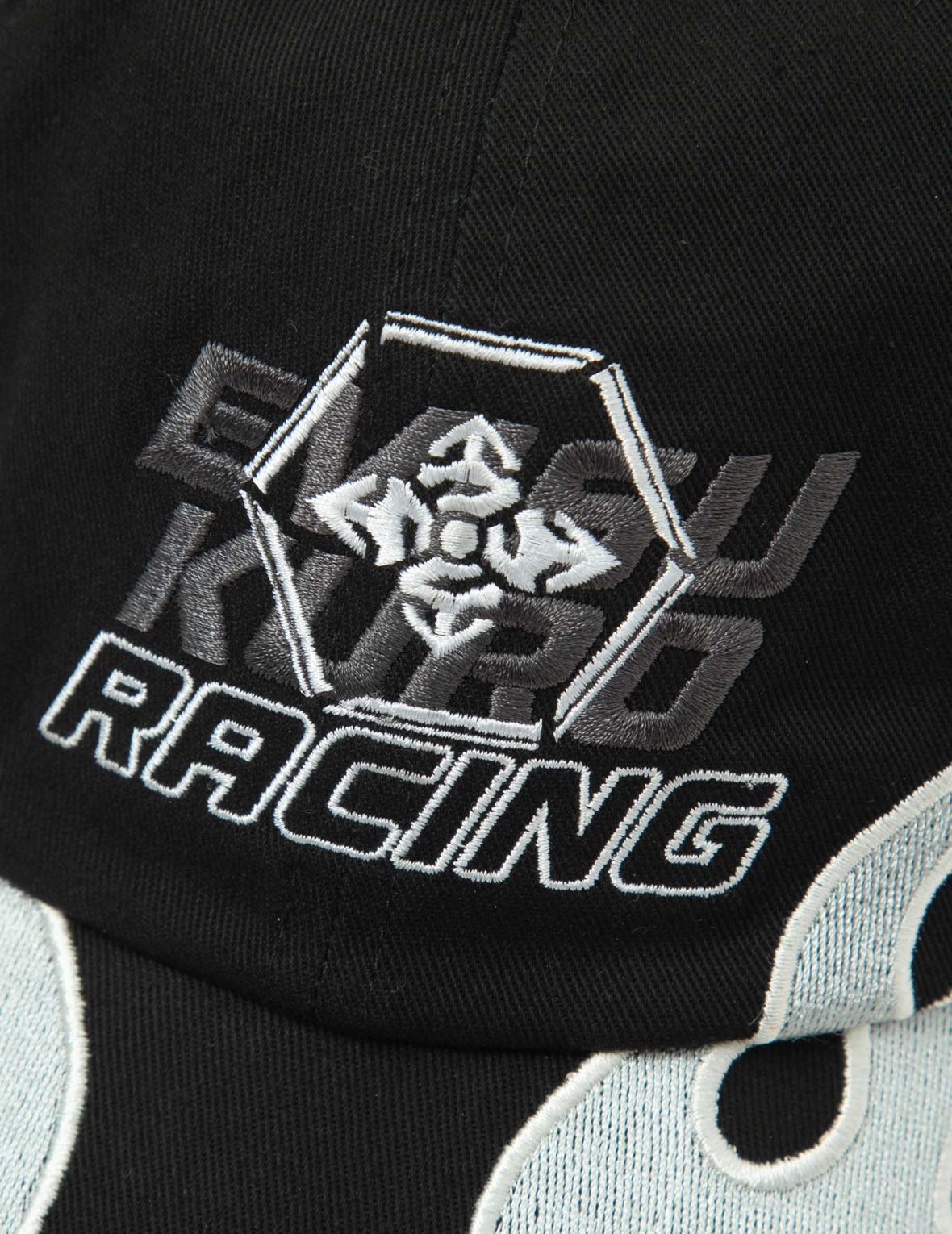 Racing Chrome Flame and Kamon Embroidery Cap - Image 10